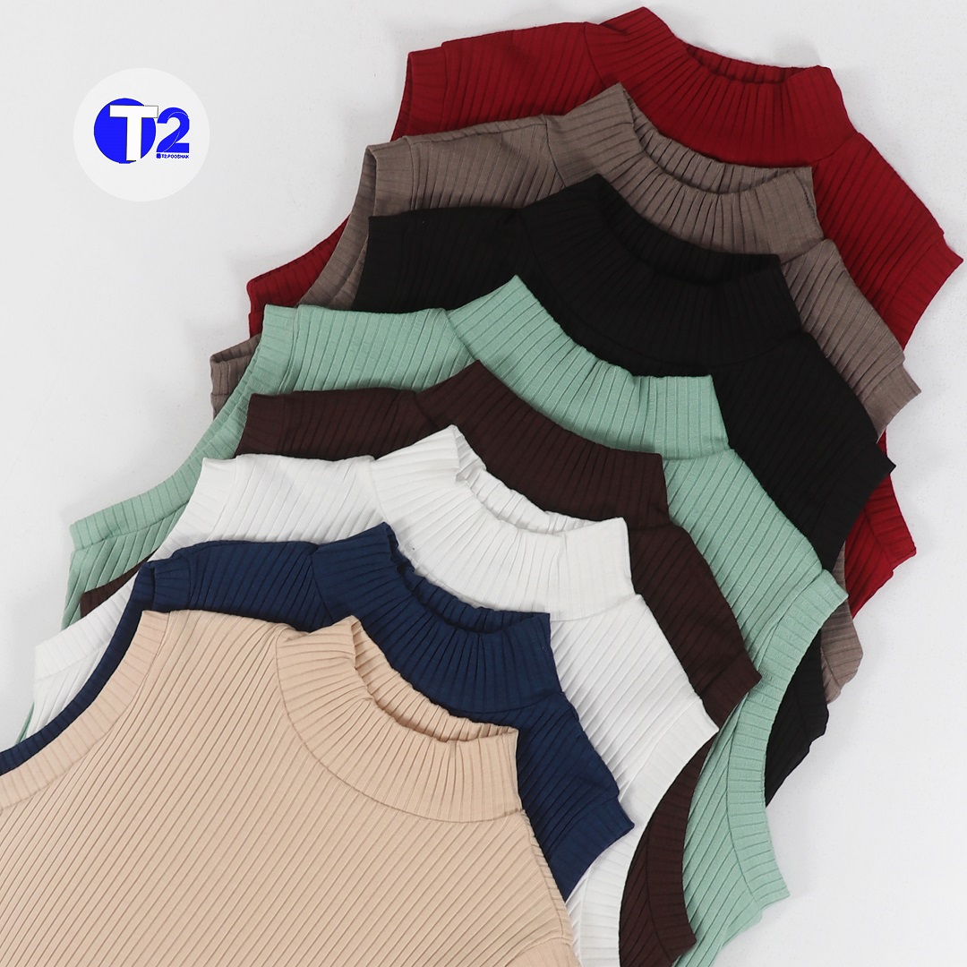 تاپ یقه ایستاده کرکره (3207)