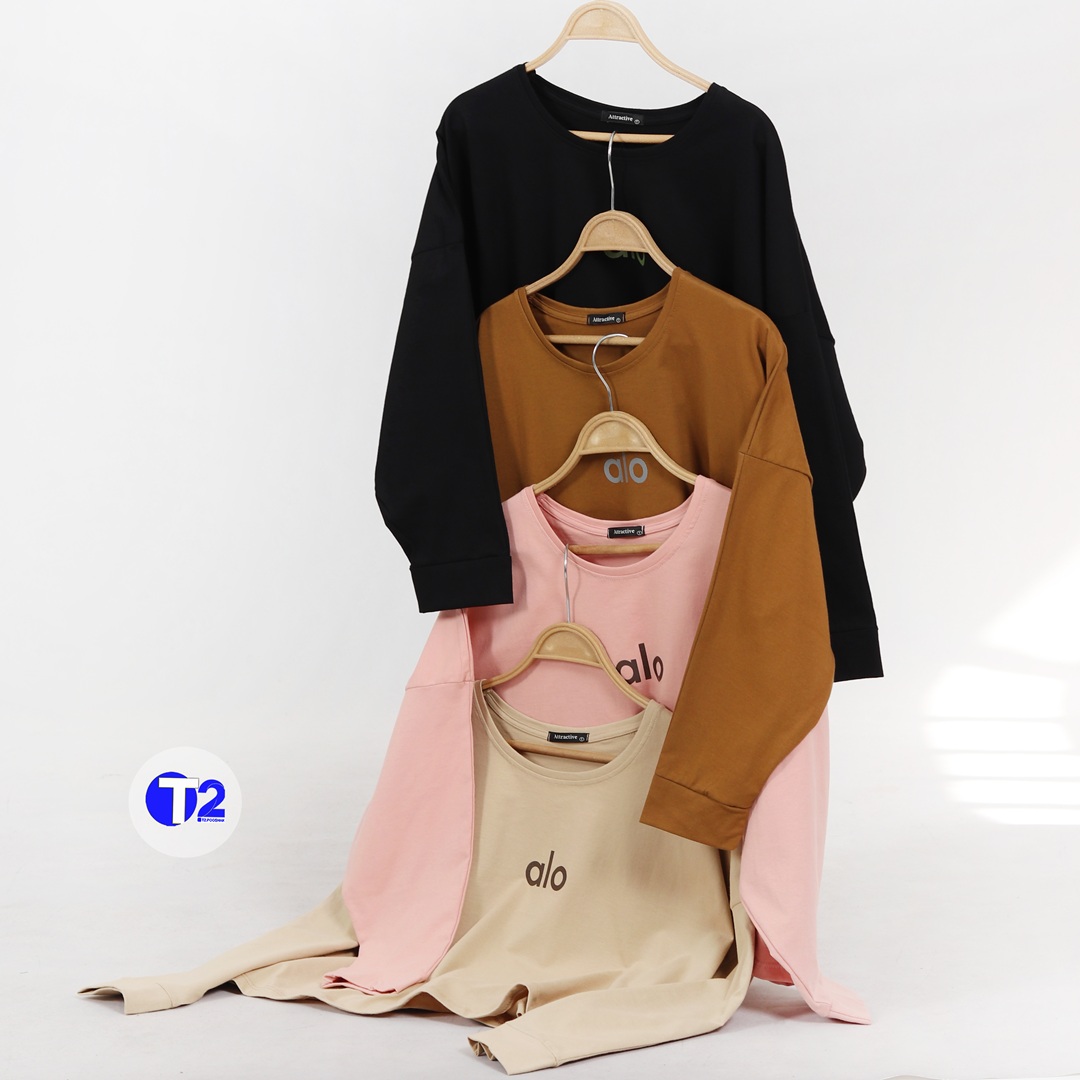بلوز کراپ سوپر لش باکسی الو (3102)