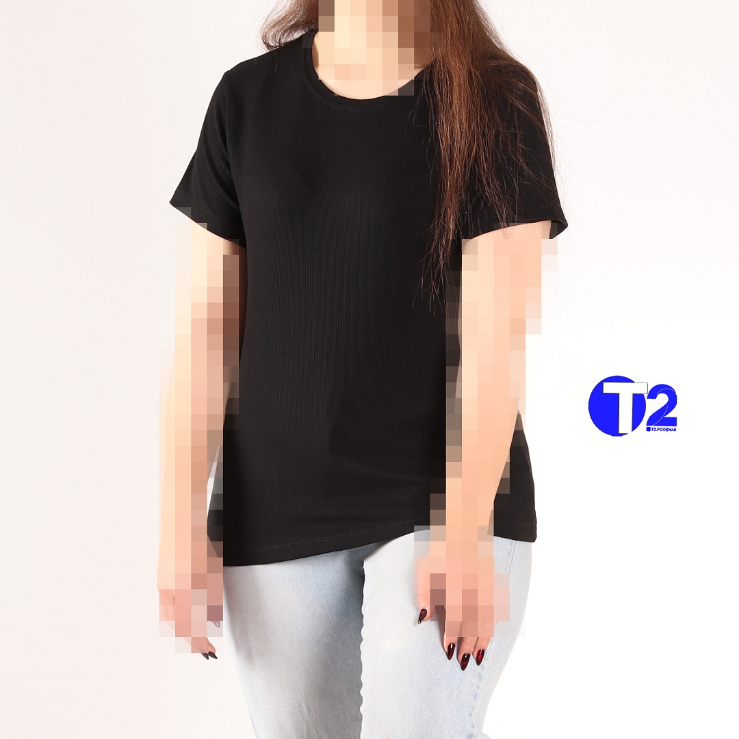تیشرت بیگ سایز برشکا پک تک مشکی (2503)