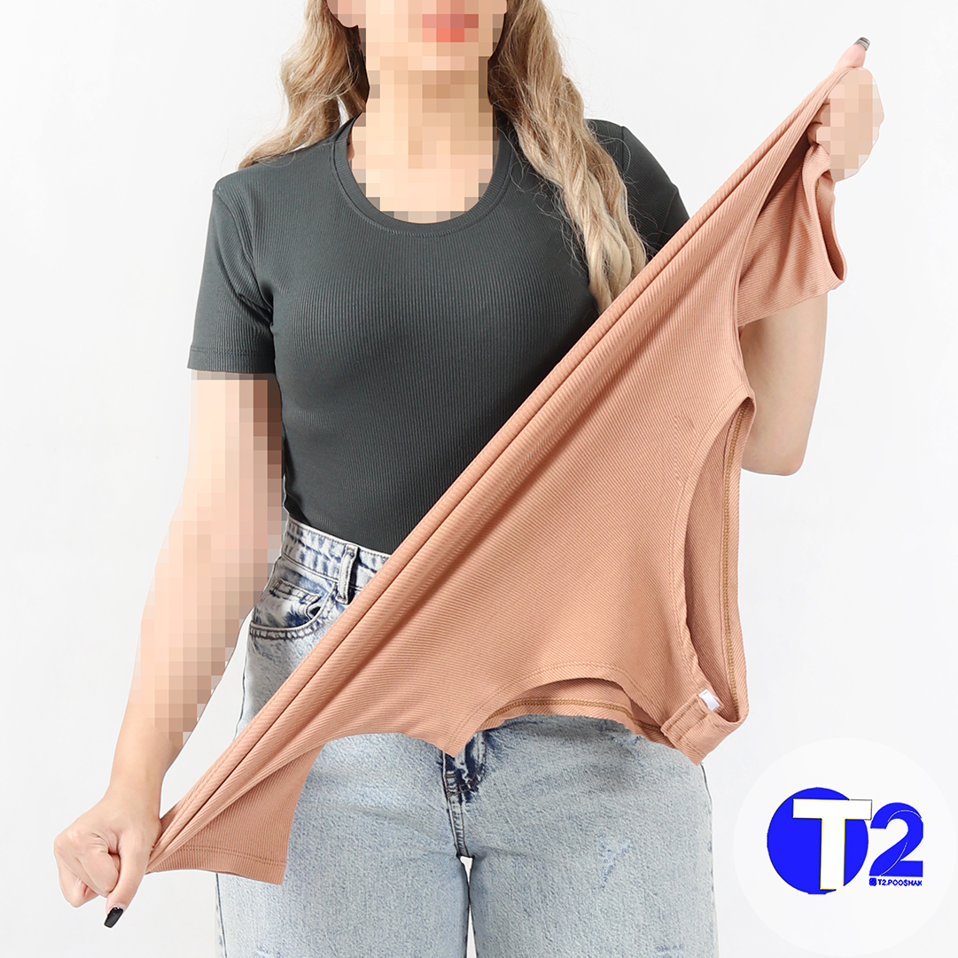 بادی آستین کوتاه برشکا 8رنگ کاربردی(3450)