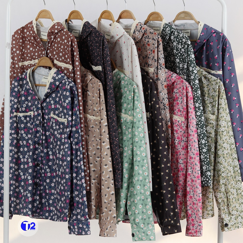 سویشرت مخمل کبریتی گلدارکنفی (3212)