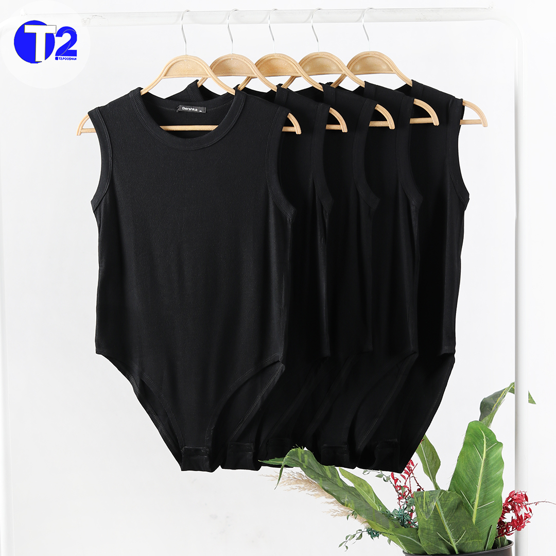 بادی برشکا حلقه ای پک تکرنگ مشکی (3503)