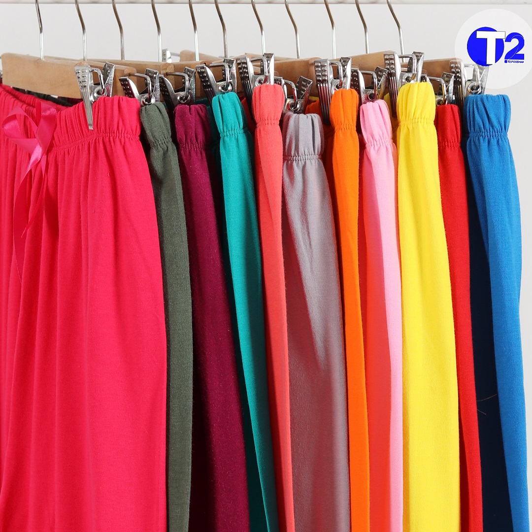 شلوارقواره معمول پنبه لاکرا مدادرنگی (3172)