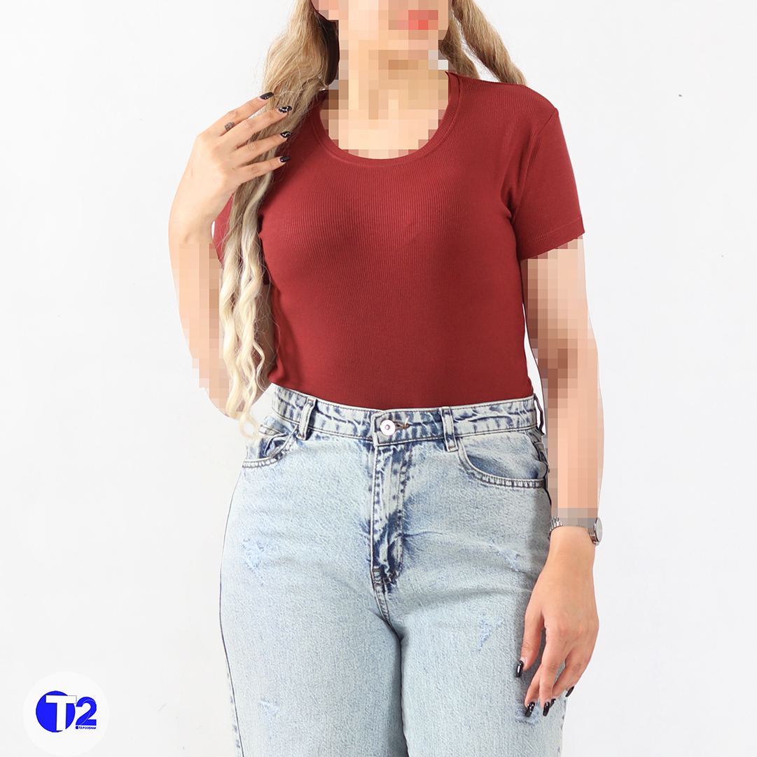 بادی آستین کوتاه برشکا 8رنگ کاربردی(3450)