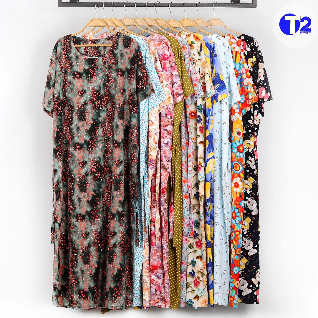 ساحلی نگار آستین کوتاه قد135سانت سه بعدی (3291)