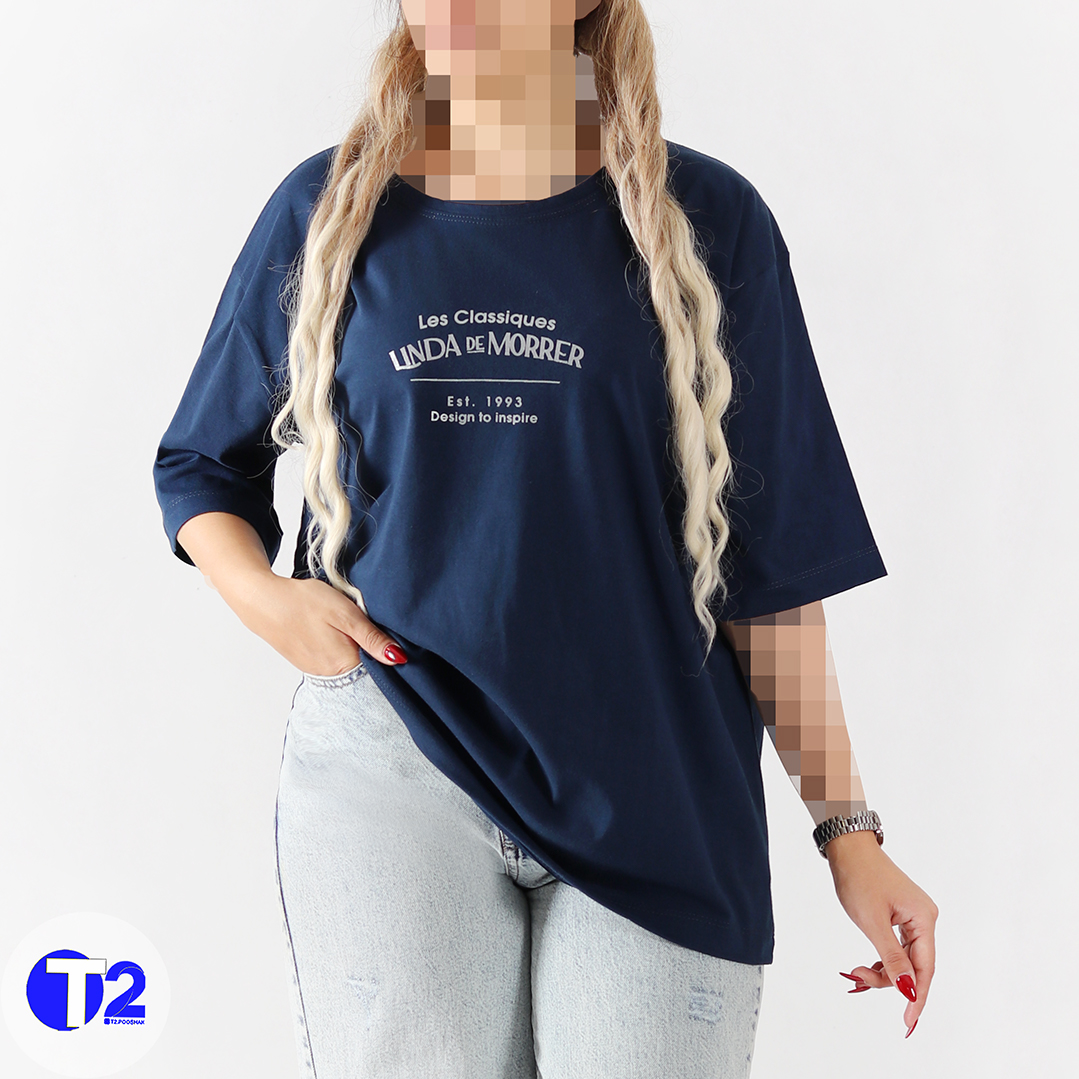 تیشرت لانگ فول سایز لیندا (3502)