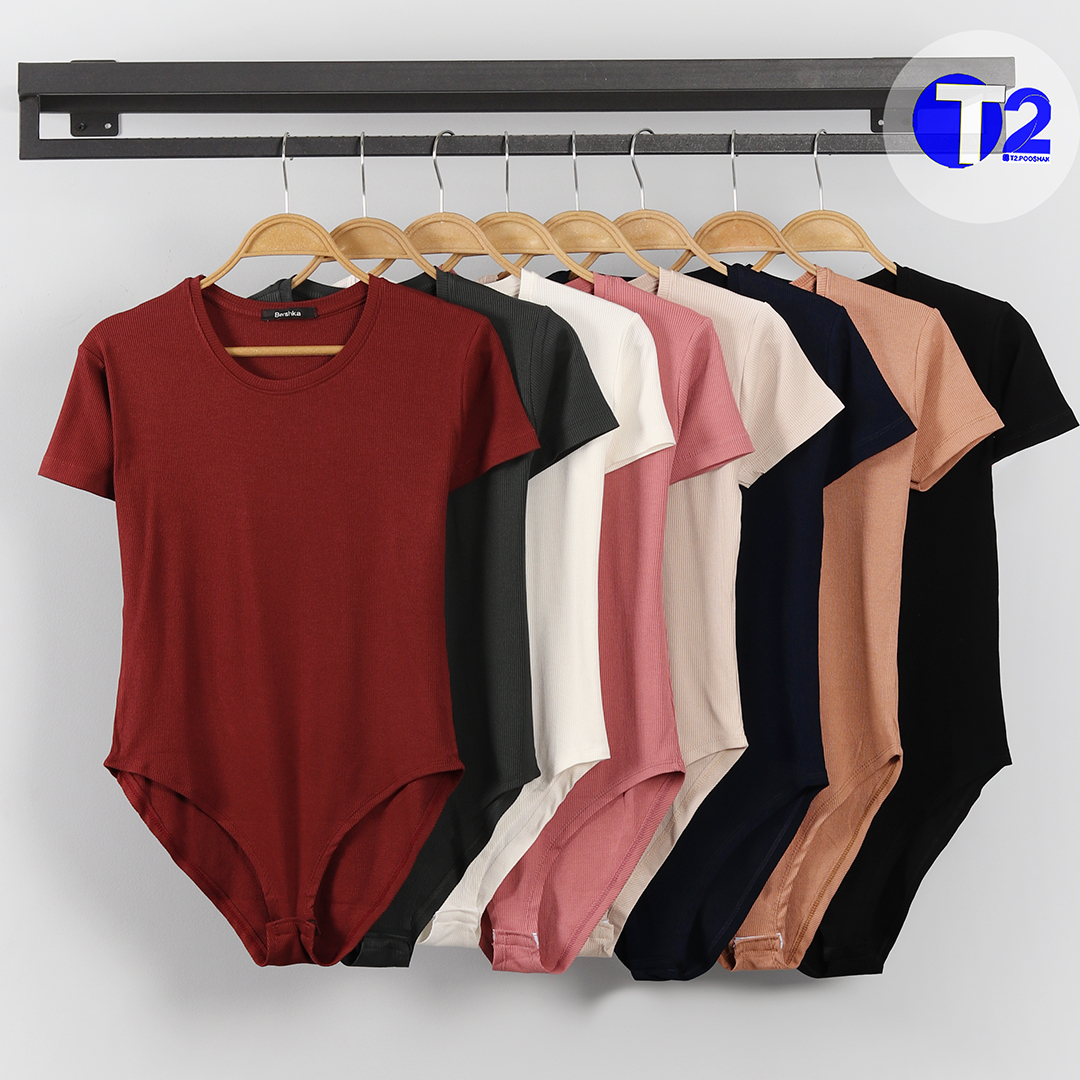 بادی آستین کوتاه برشکا 8رنگ کاربردی(3450)