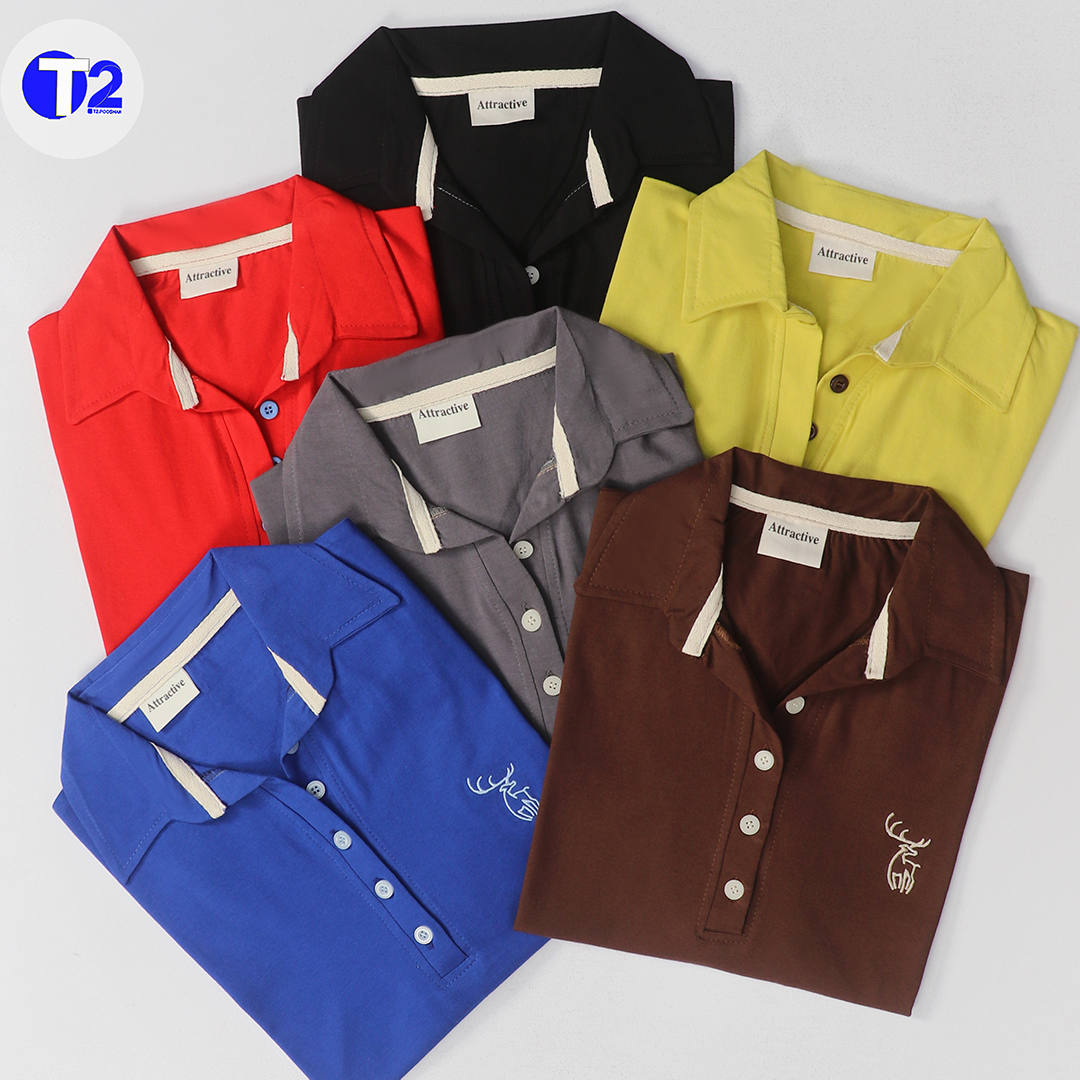 پلوشرت گوزن گلدوزی قواره دار  (3625)