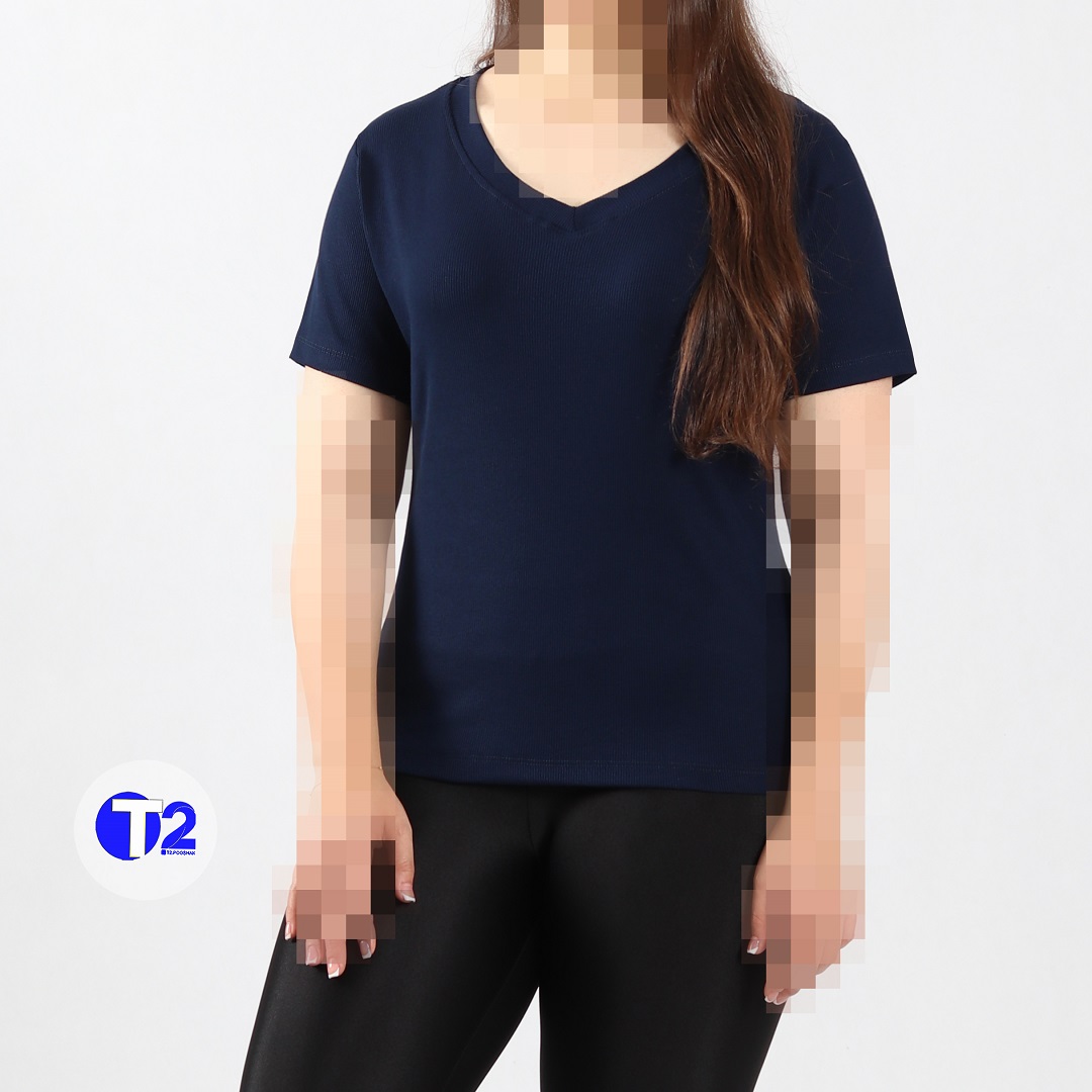 تیشرت یقه هفت بیگ سایز برشکا (3366)