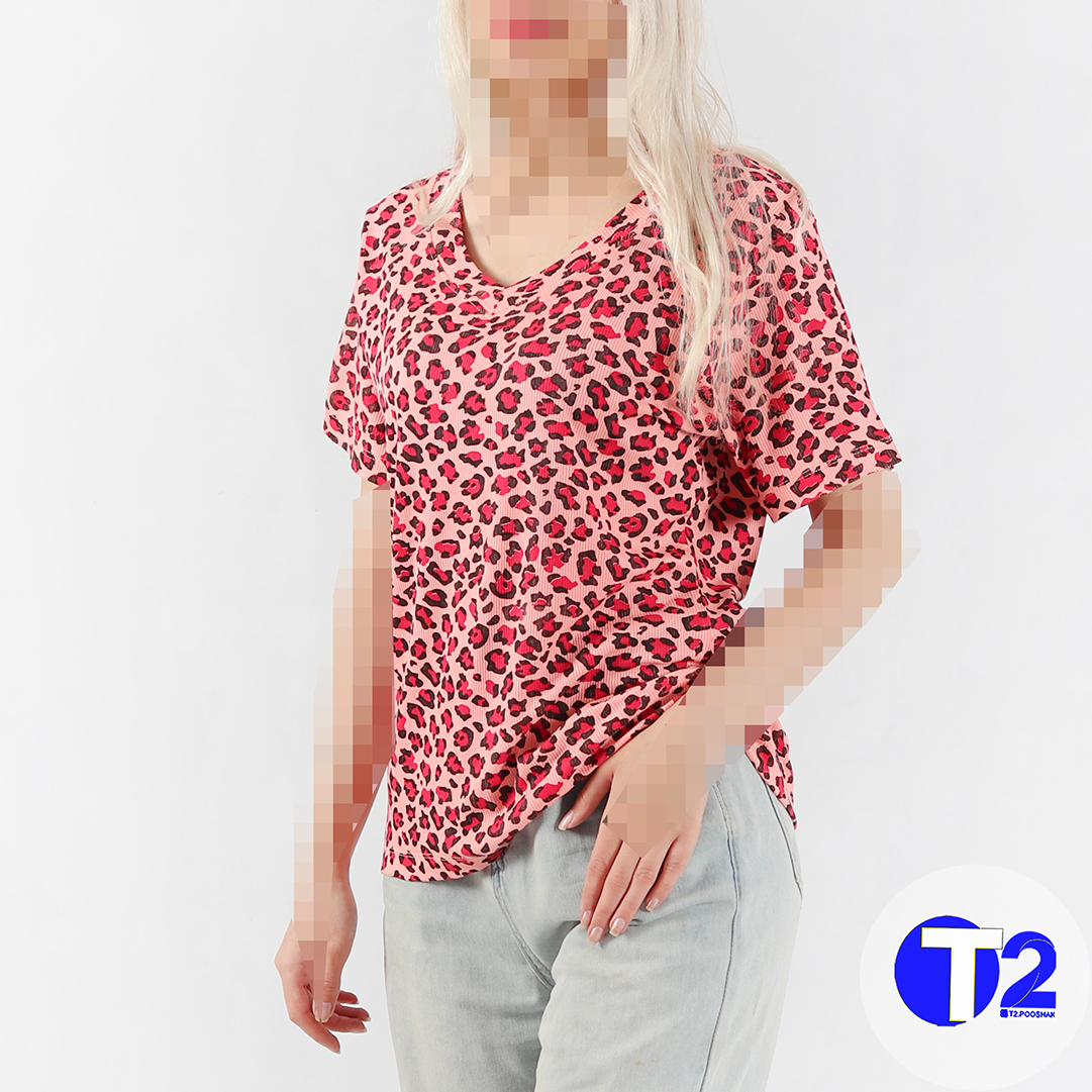 تیشرت یقه هفت چاپی کبریتی برشکا  (3388)