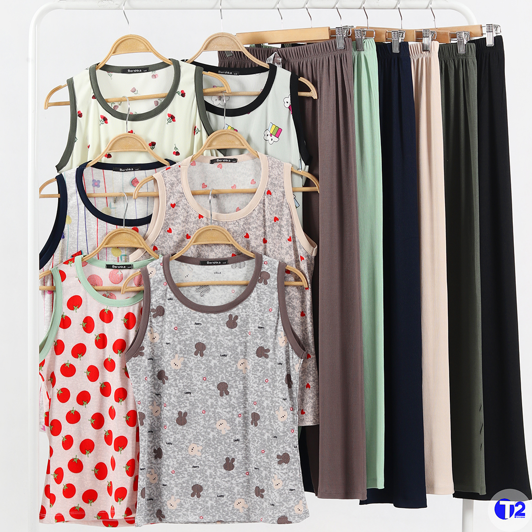 ست تاپ وشلوار کبریتی کلودی(3402)