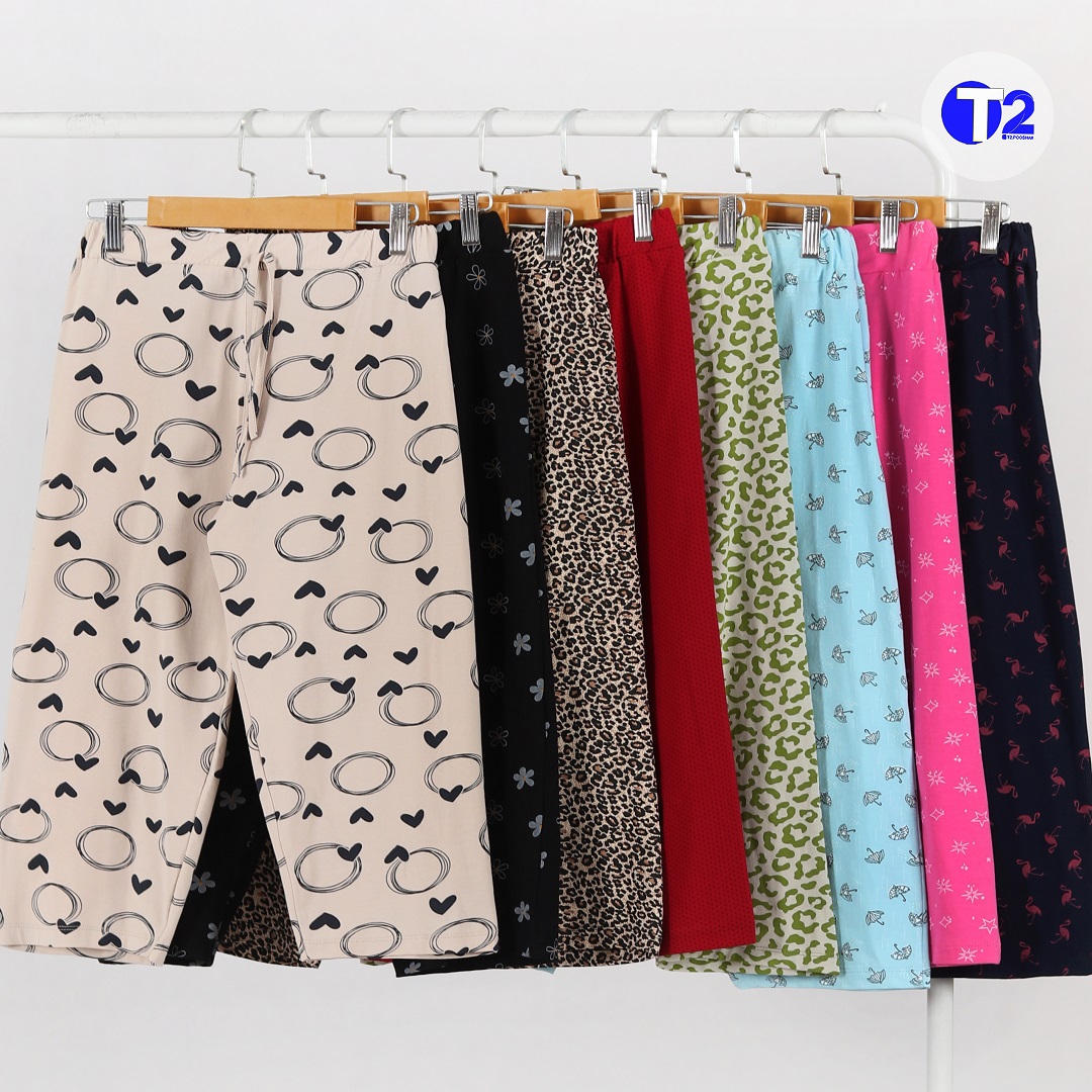 شلوارک میکس گلدار سایزدو  (3231)