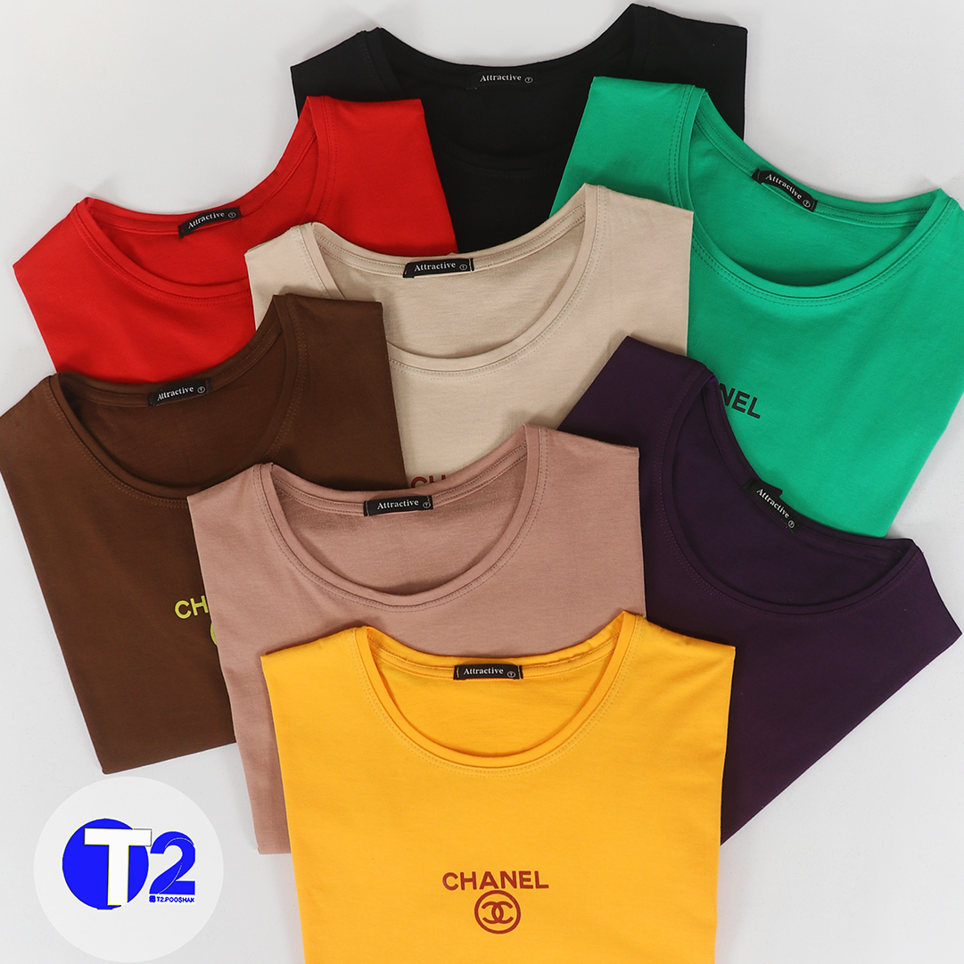 تیشرت پایین گره شنل chanel(3410)