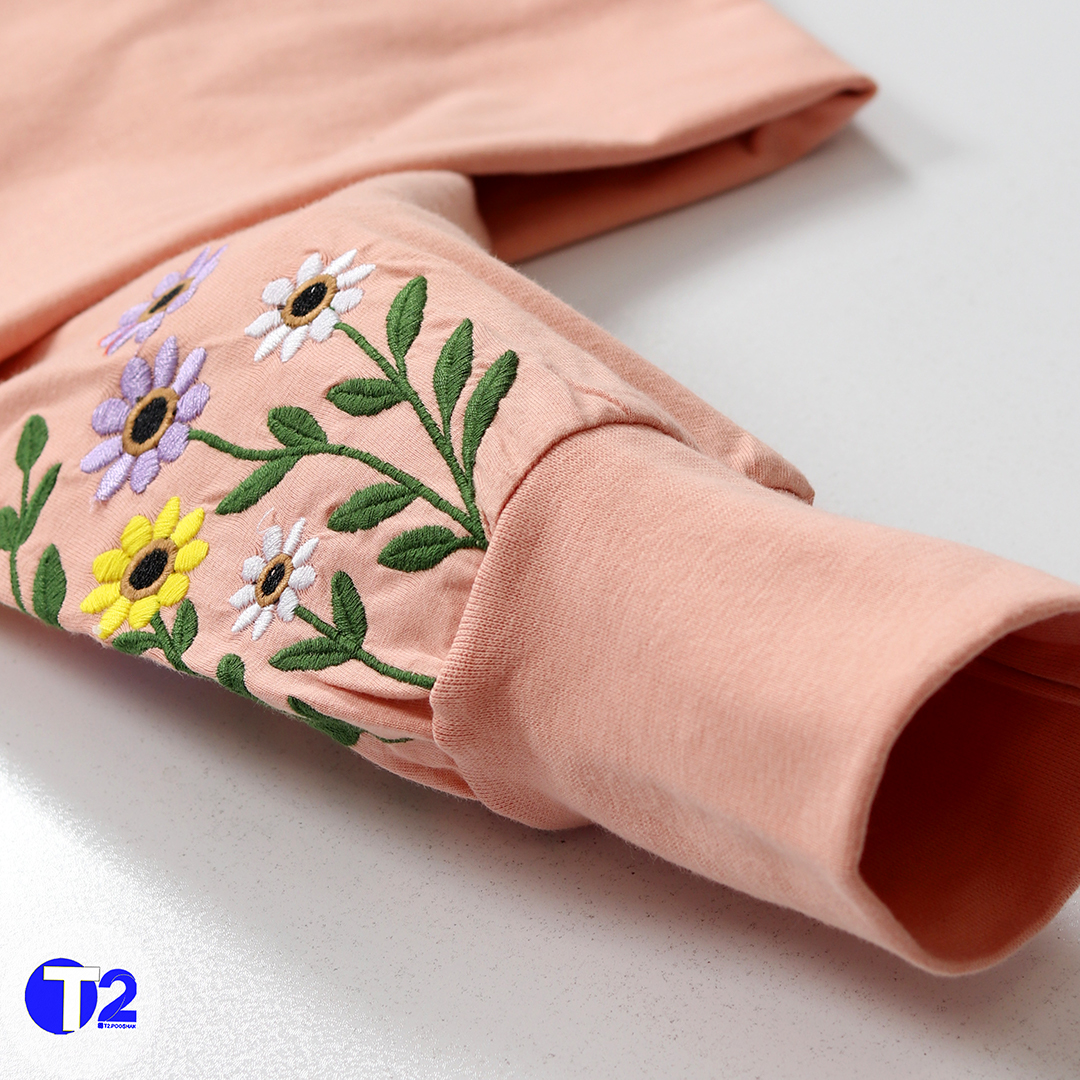 بلوزپنبه گلدوزی فلور (3622)