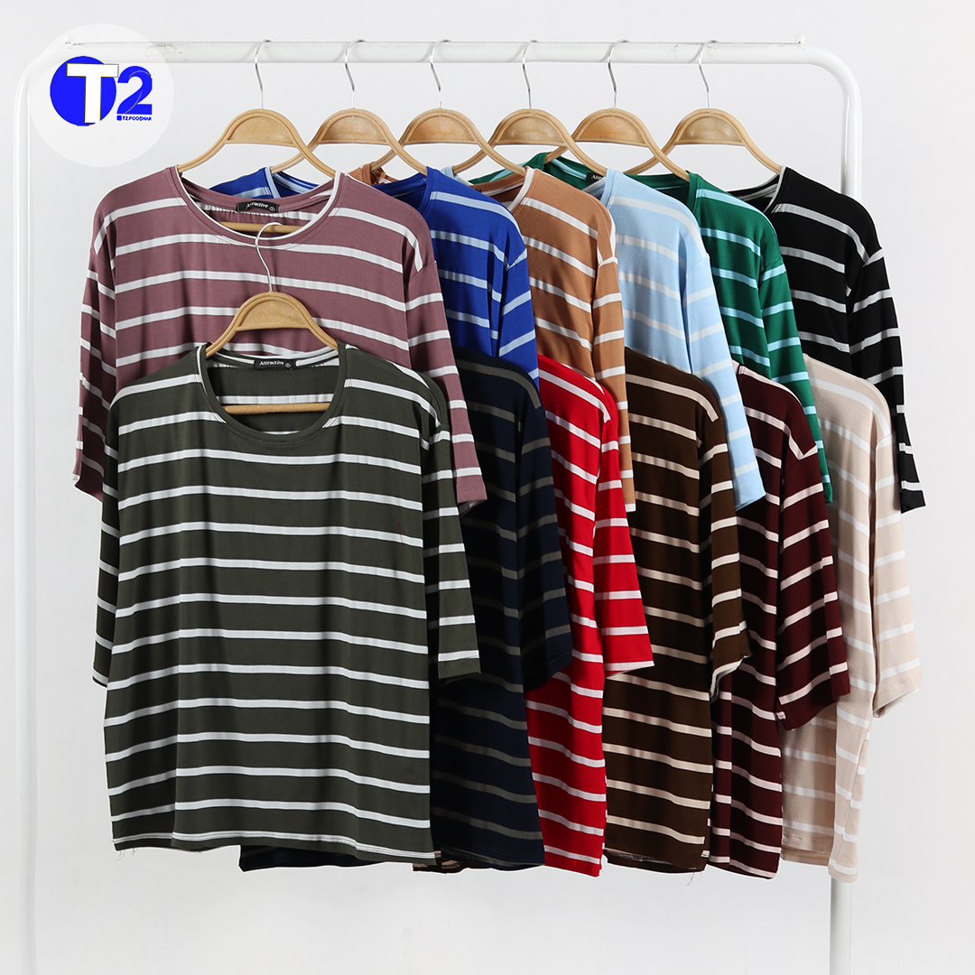 تیشرت فول باکسی رینگی 12رنگ کامل (3522)