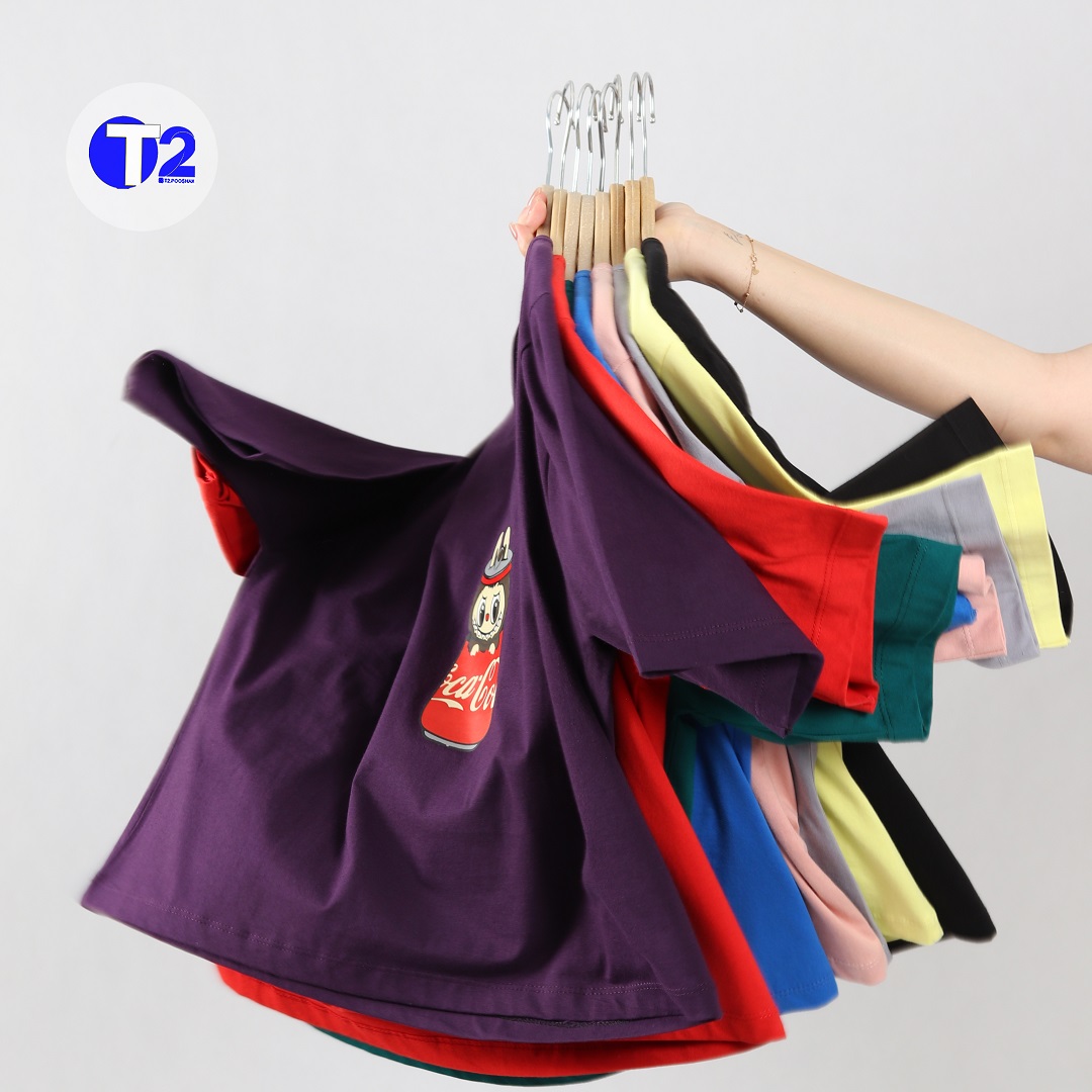 تیشرت  کراپ باکسی ترند  لبوبو(2984)