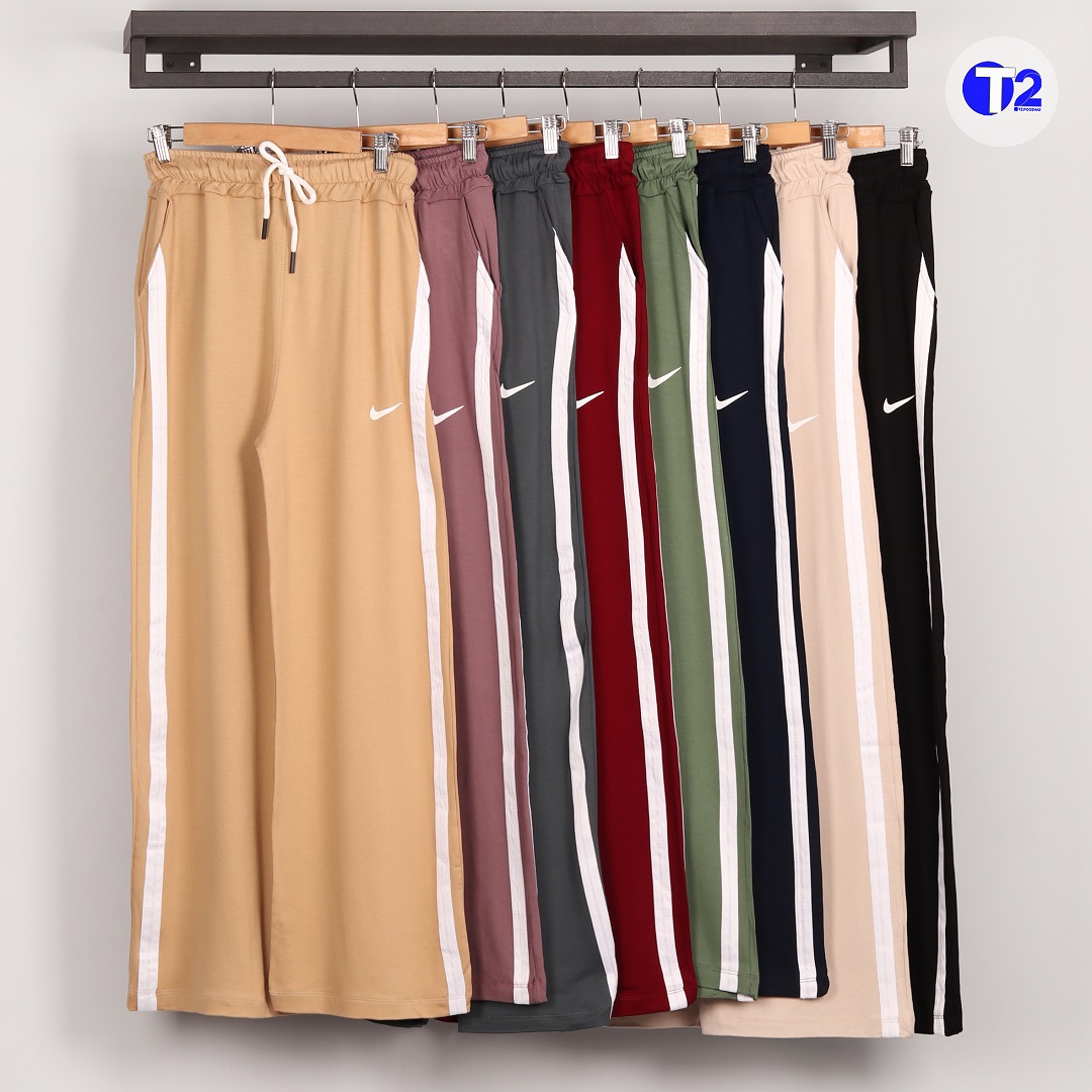 شلوار بگ نایک بغل نواری رنگی (2841)
