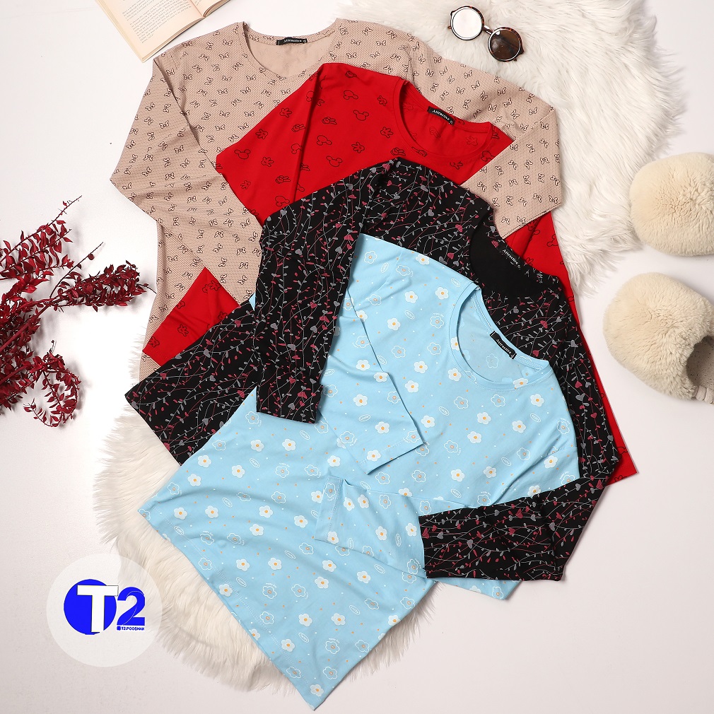 بلوز میکس گلدار چهارفصل پنبه لاکرا (3211)