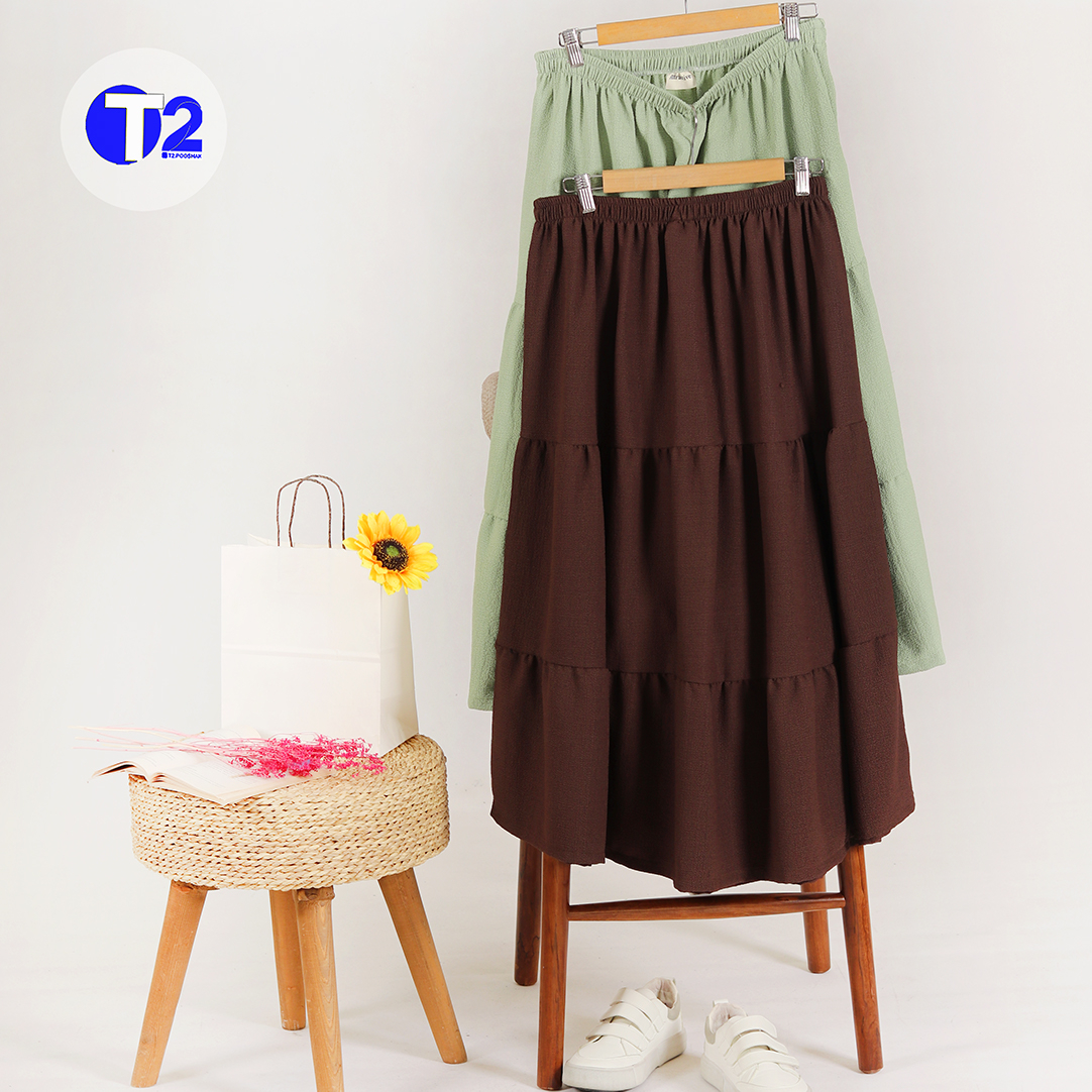 دامن کراش پفکی چین چین (3375)