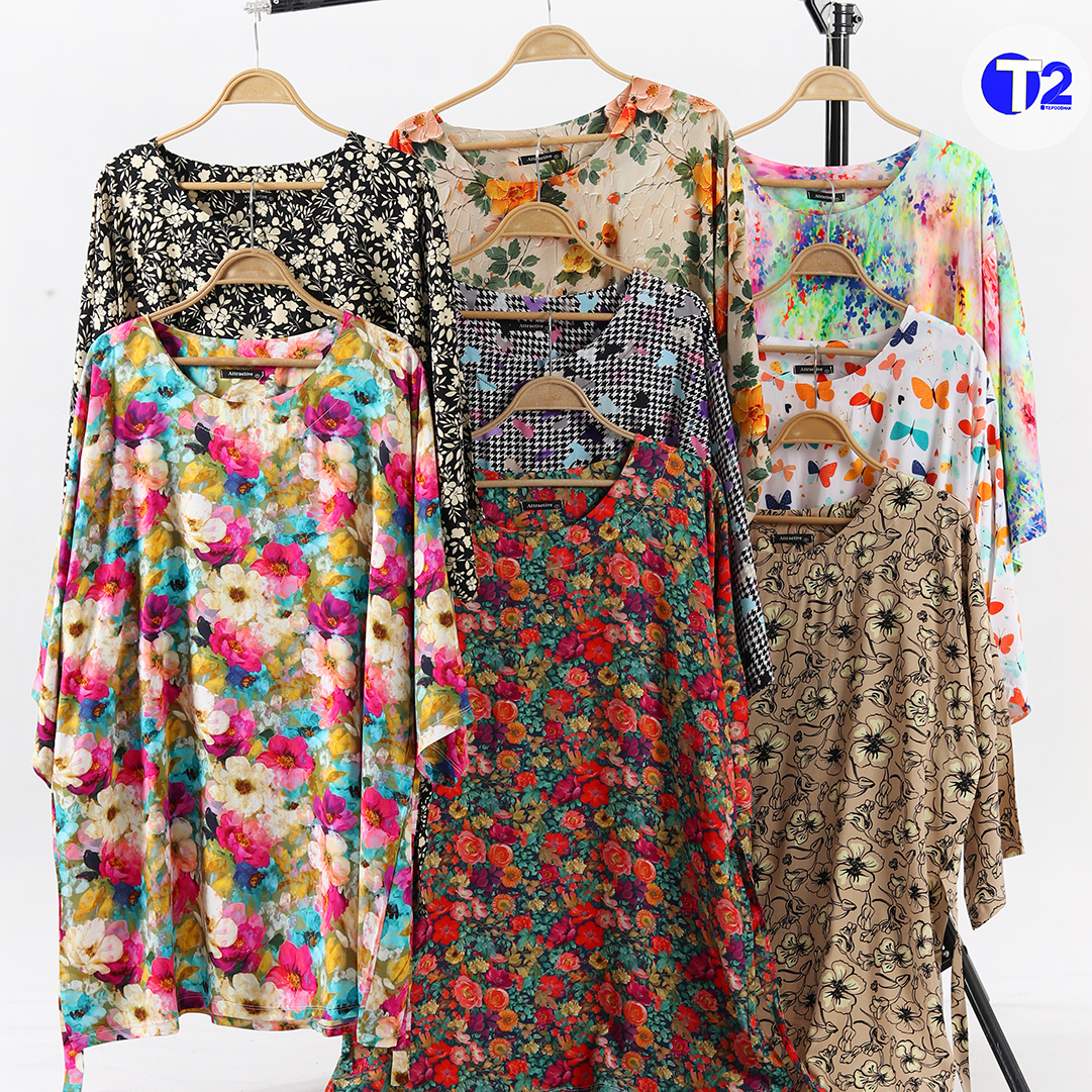 تونیک قواره دار نخی (3363)