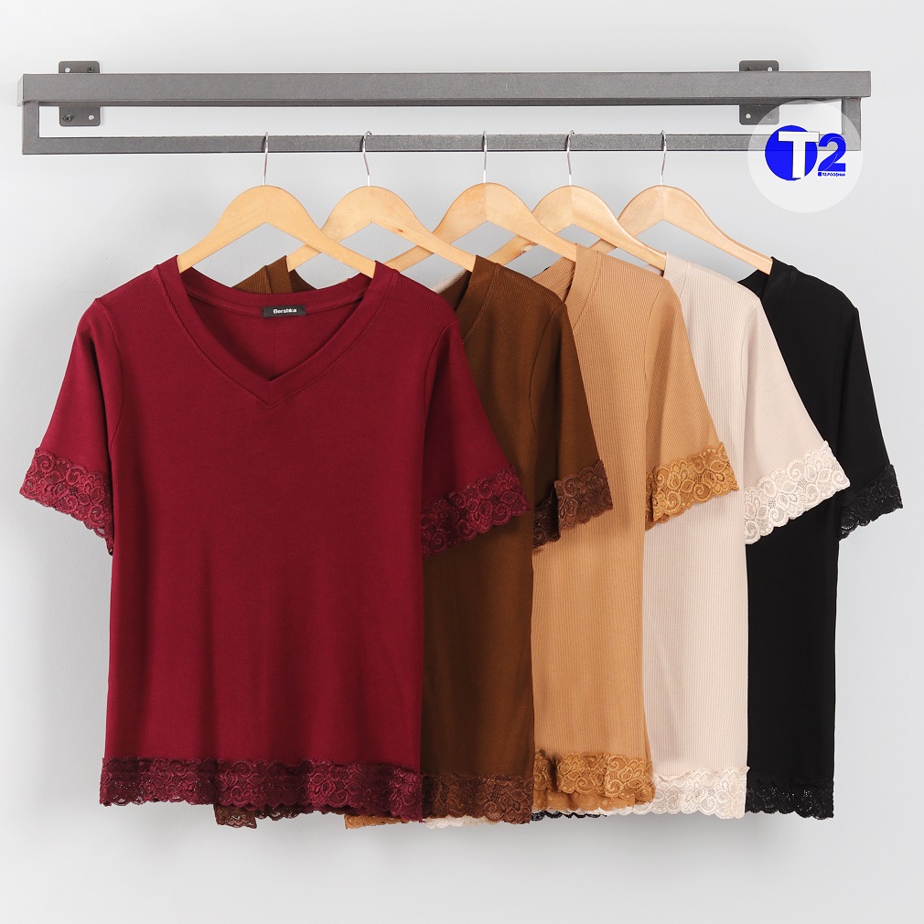 تیشرت تمام گیپور برشکا (3213)