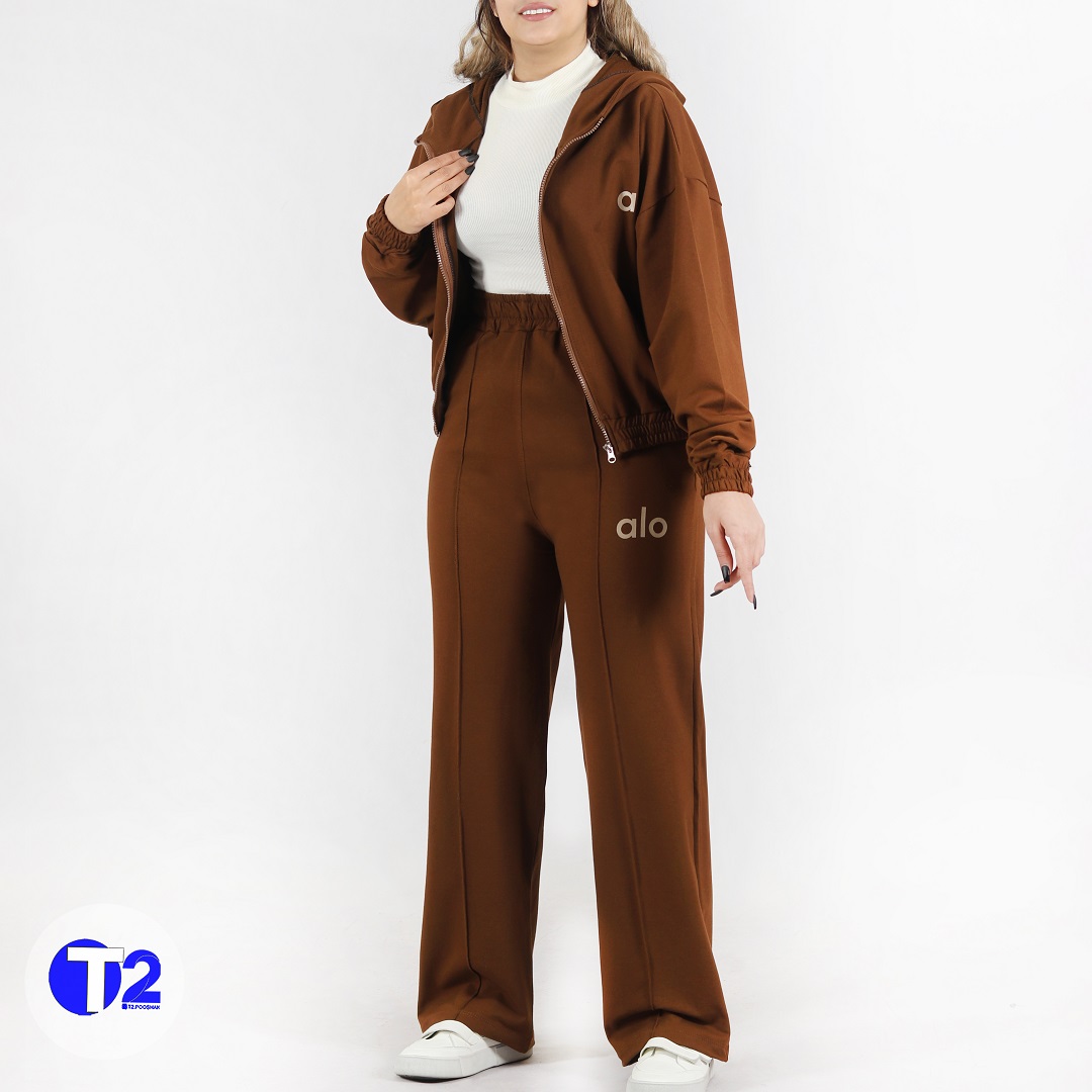 ست سویشرت وشلوار الو زیپ دارپک یک(3214)