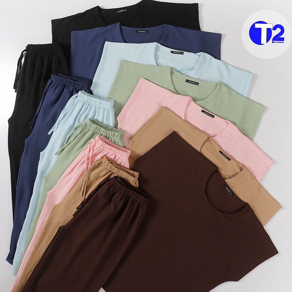 ست تیشرت شلوار کراش پفکی یا ینزی (3387)