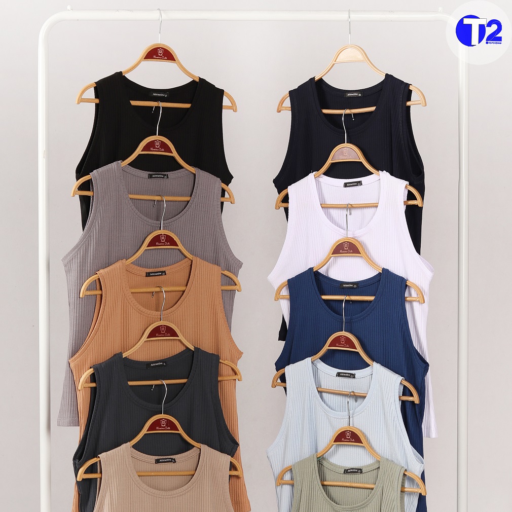 تاپ یقه گرد کرکره ده رنگ (2842)