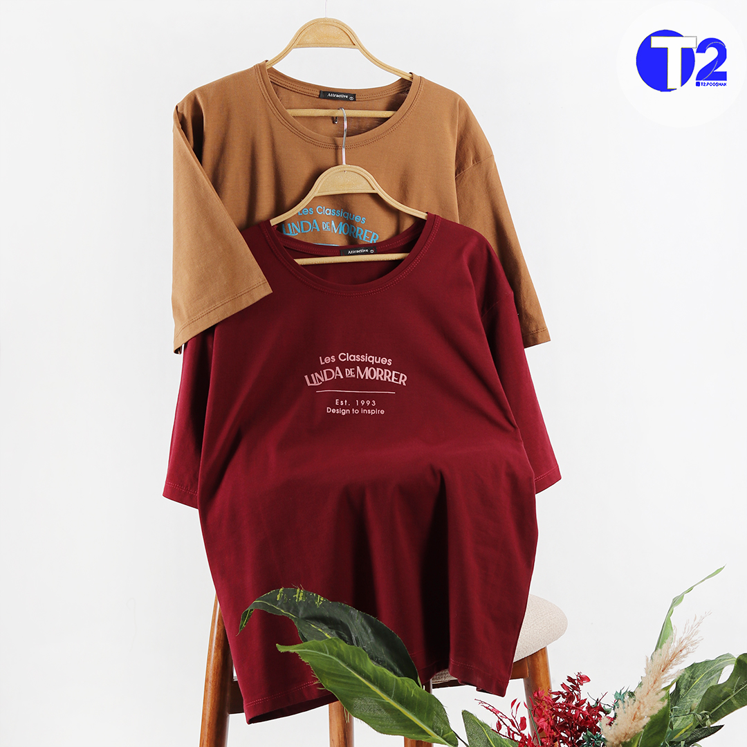تیشرت لانگ فول سایز لیندا (3502)