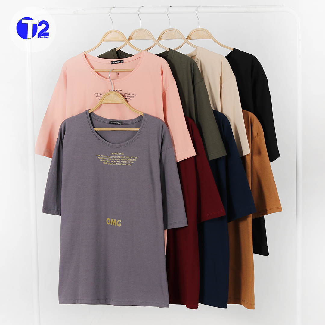 تیشرت لانگ او ام جی (3493)omg