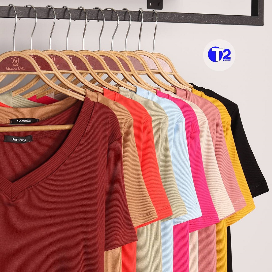 تیشرت یقه هفت برشکا (2846)
