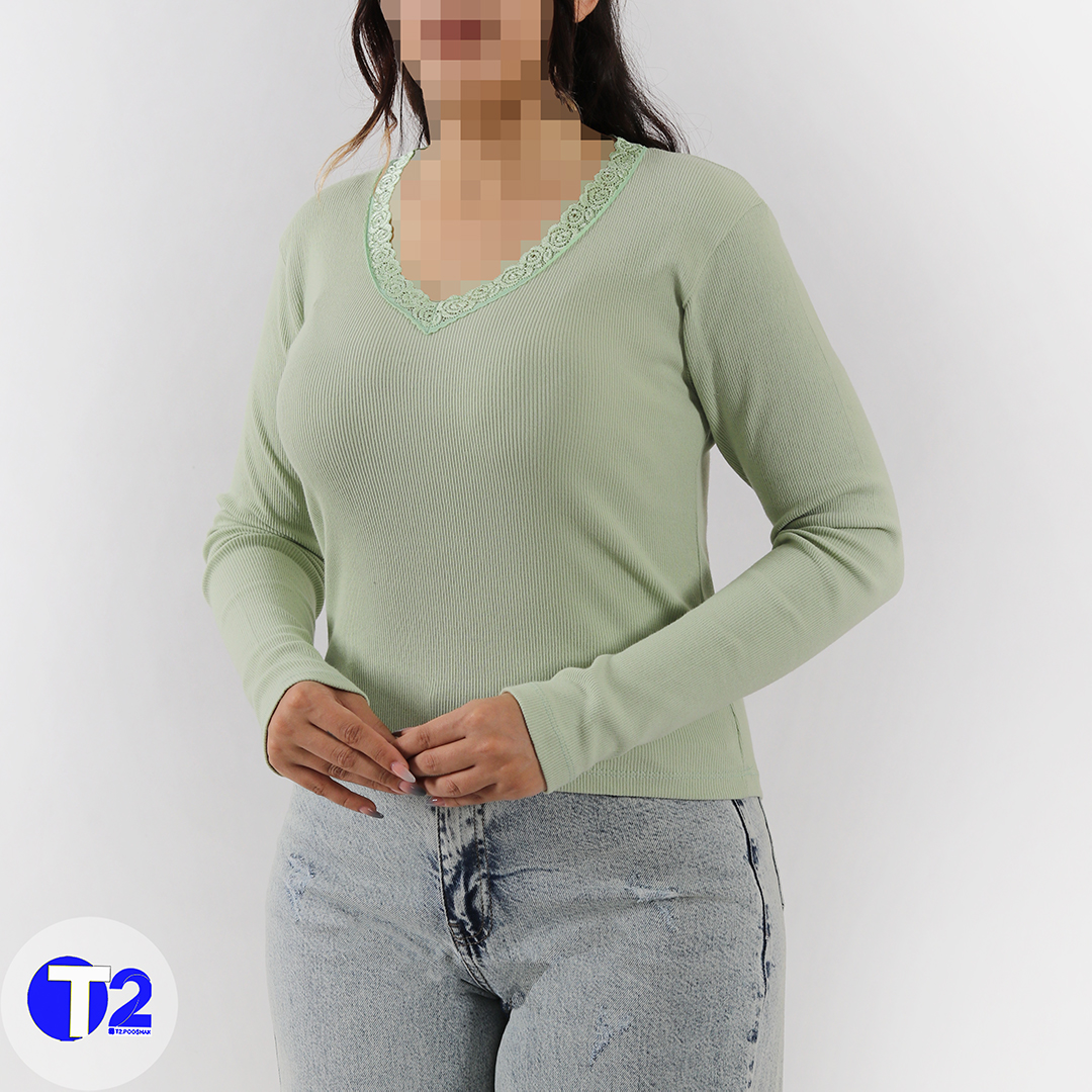بلوز استین بلند گیپوری سیلوا (3587)