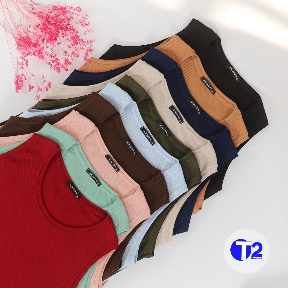 تاپ یقه گرد کرکره ده رنگ (3185)