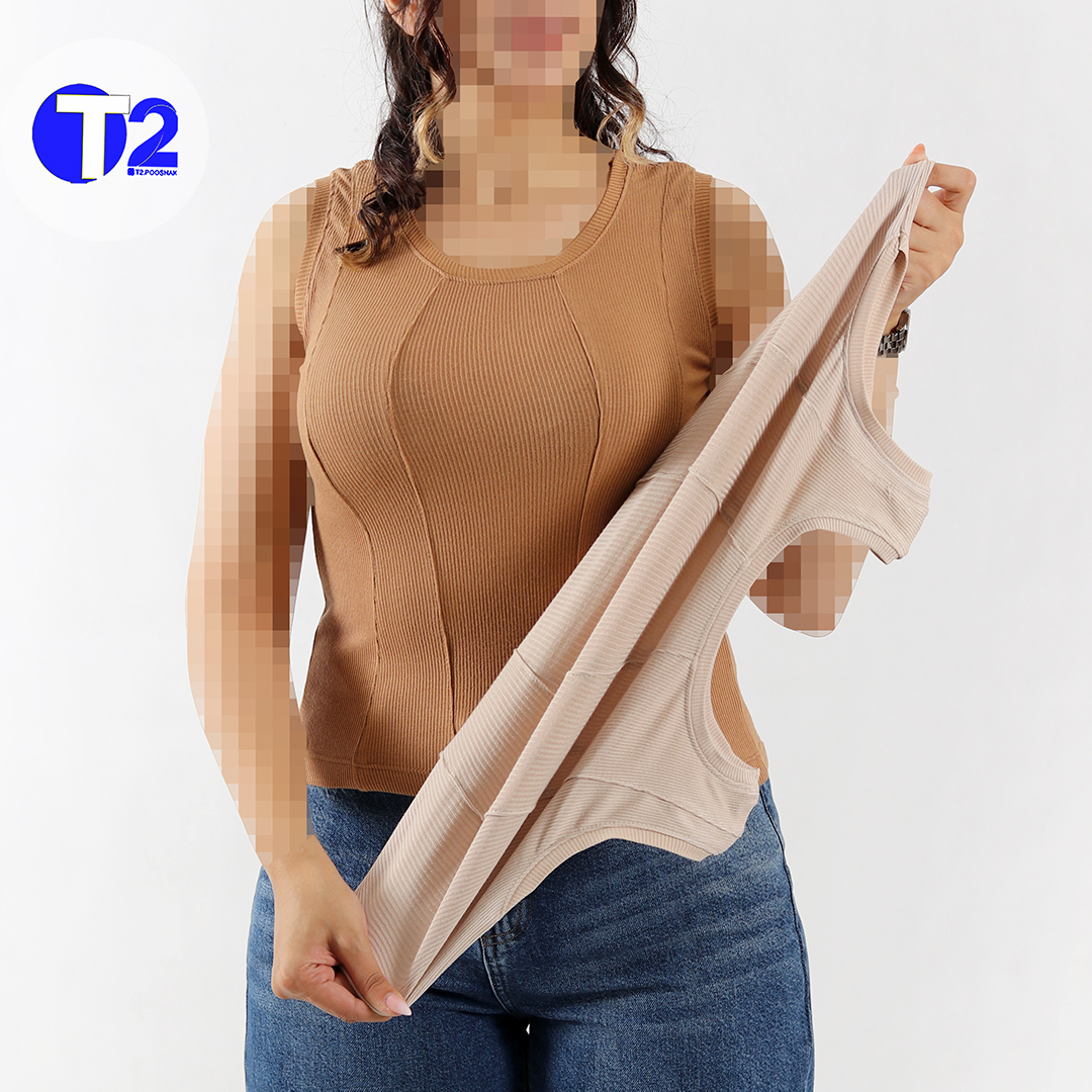 تاپ یقه گرد برش دار (3560)