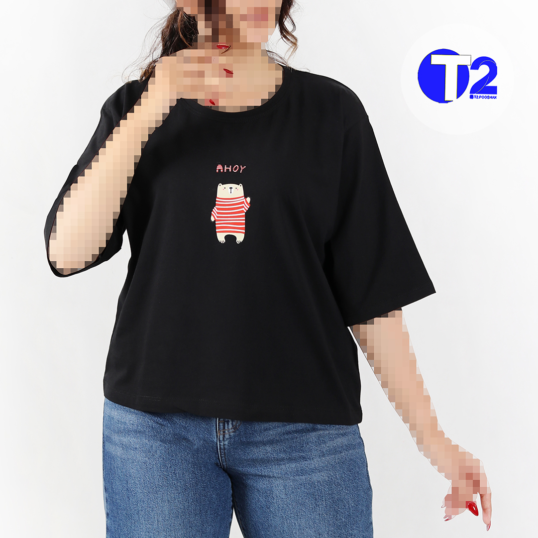 تیشرت باکسی خرس(3520)