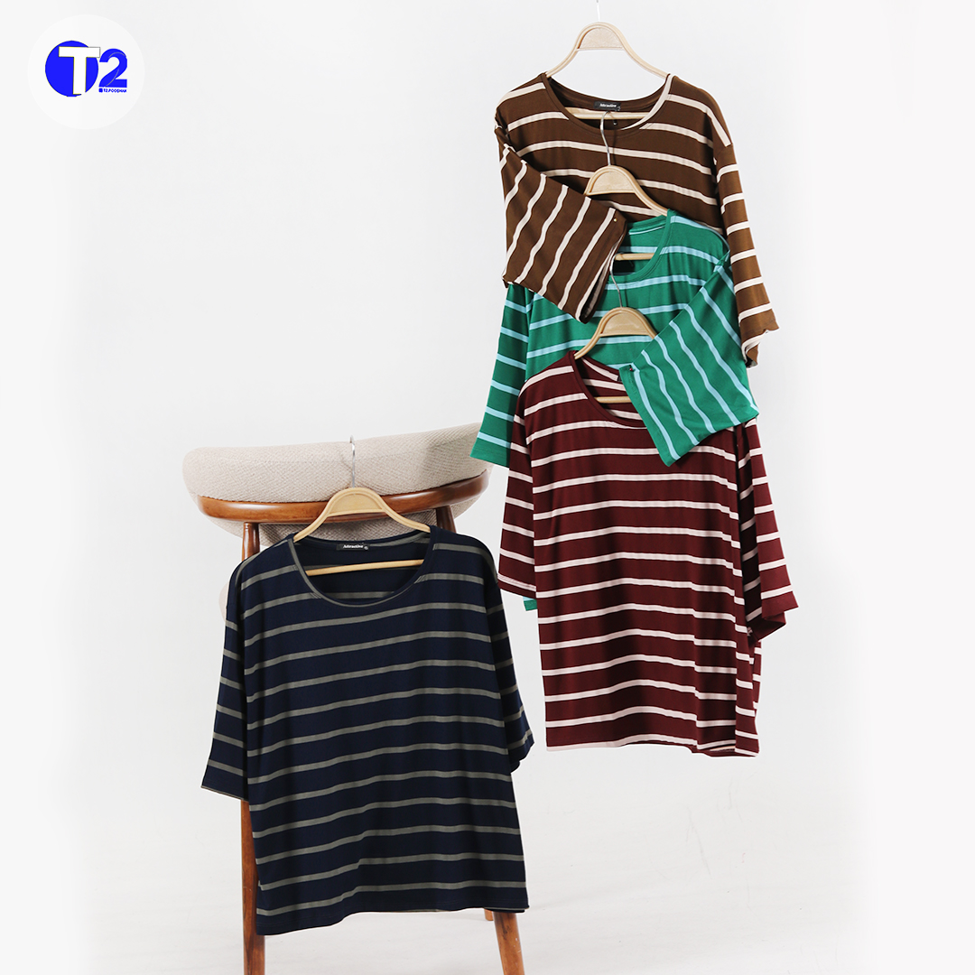 تیشرت فول باکسی رینگی 6تایی رندوم (3523)