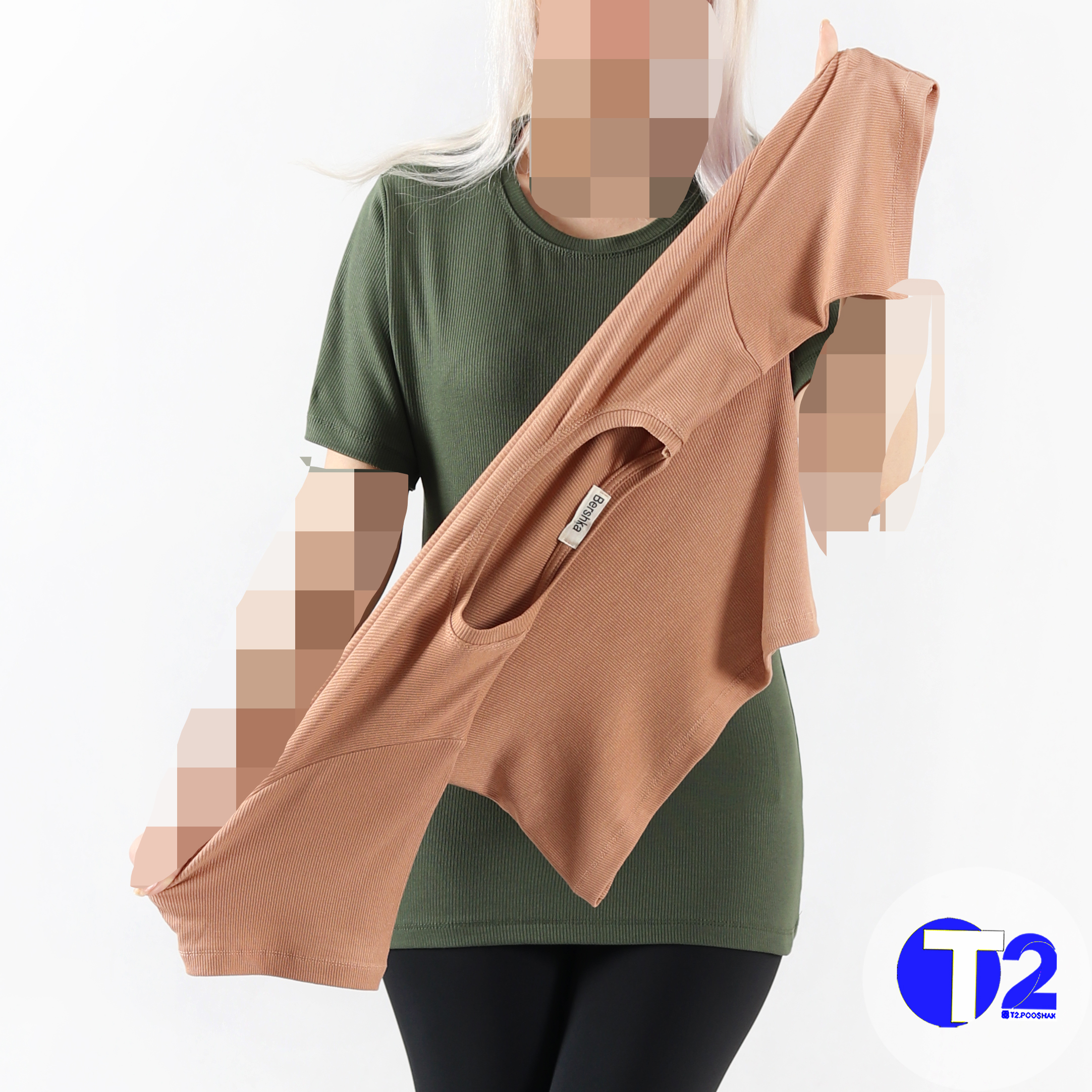 تیشرت قواره معمول برشکا (3390)