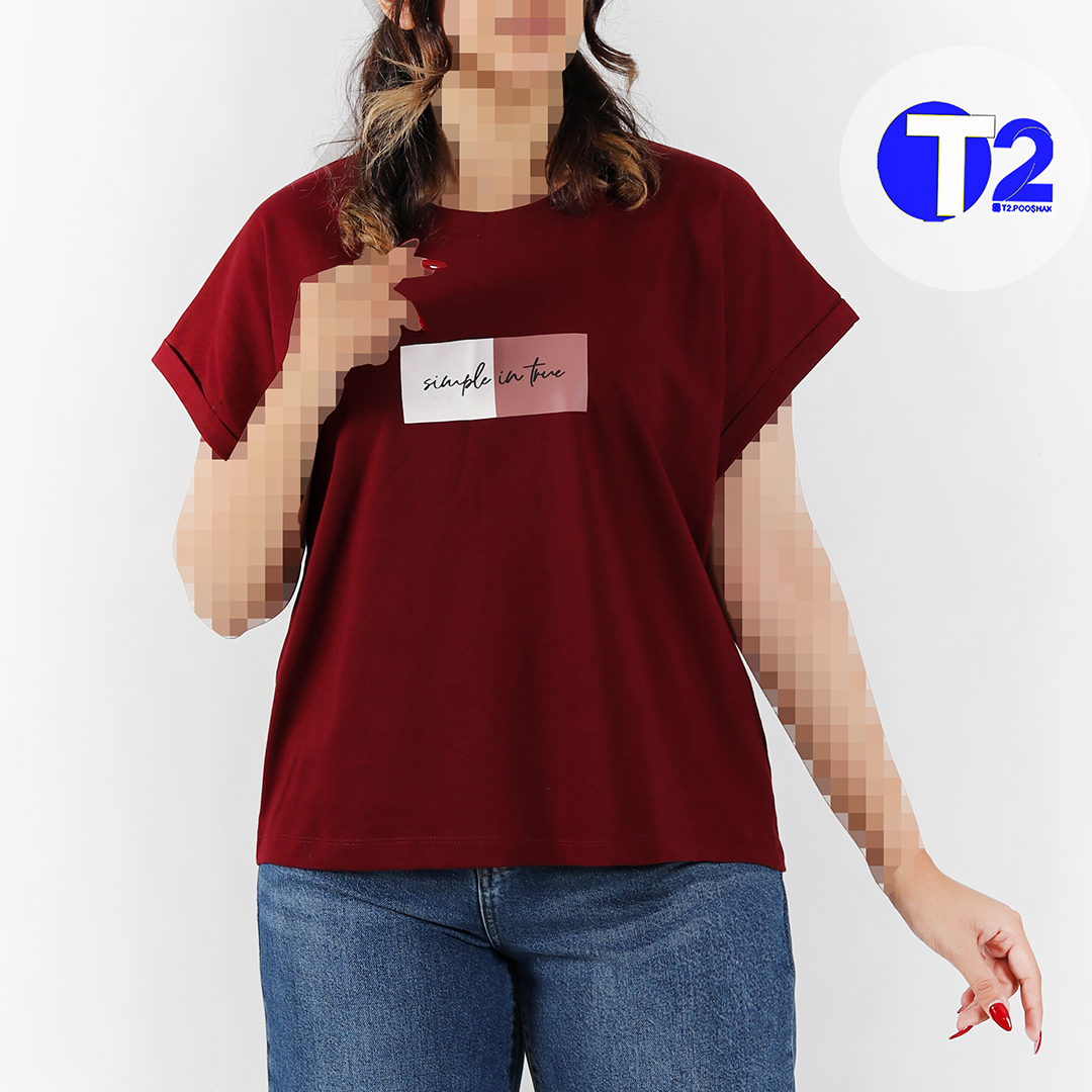 تیشرت وستی پاکتی طرح سیمپل(3512)