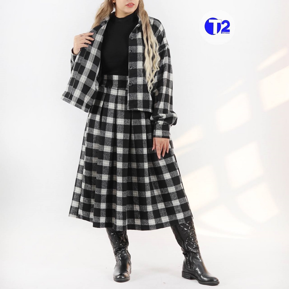 ست شومیزباکسی ودامن پشمی مزونی (3162)