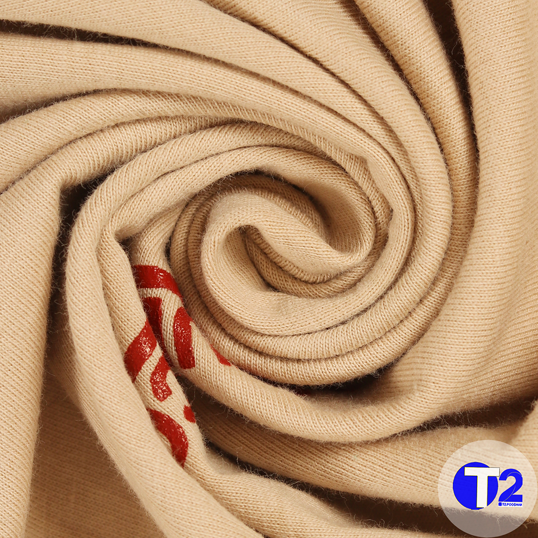 تیشرت پایین گره چاپ ماج (3413)