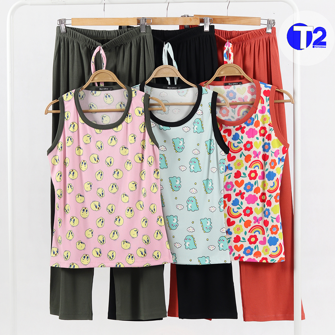 ست تاپ وشلوار کبریتی کلودی(3402)
