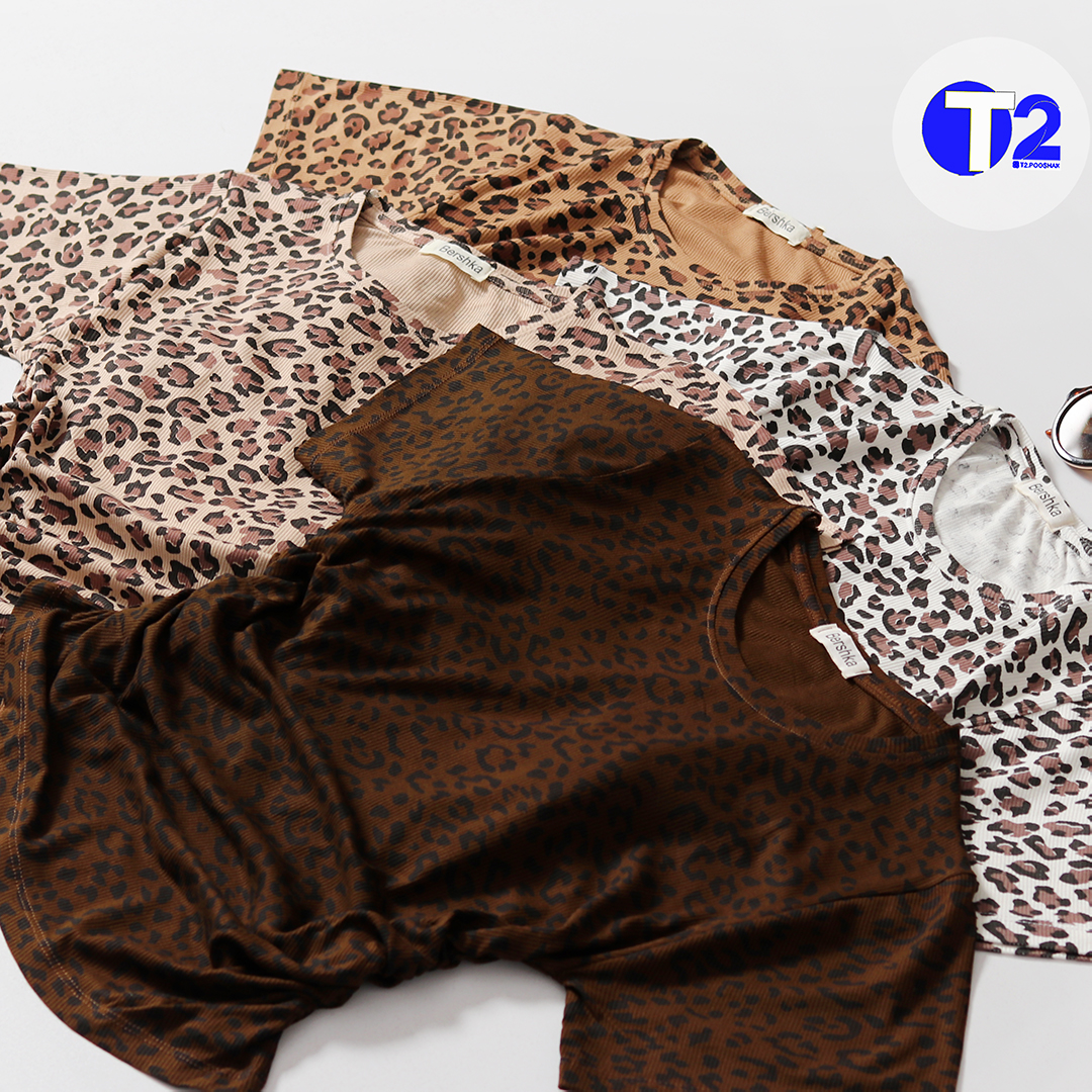 تیشرت بغل کش پلنگی (3478)