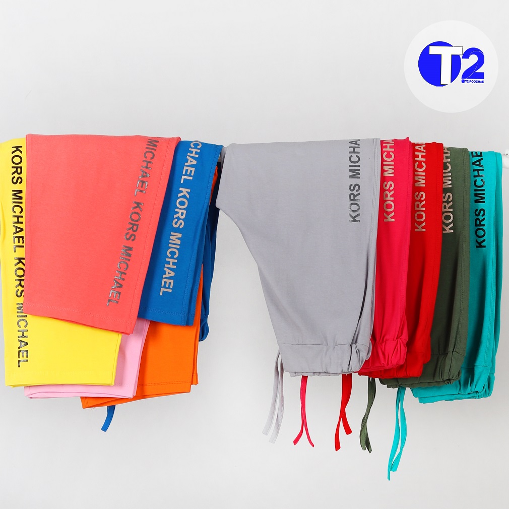 شلوارک پنبه لاکرا ورزشی  دوطرف چاپ لاتین(3255)