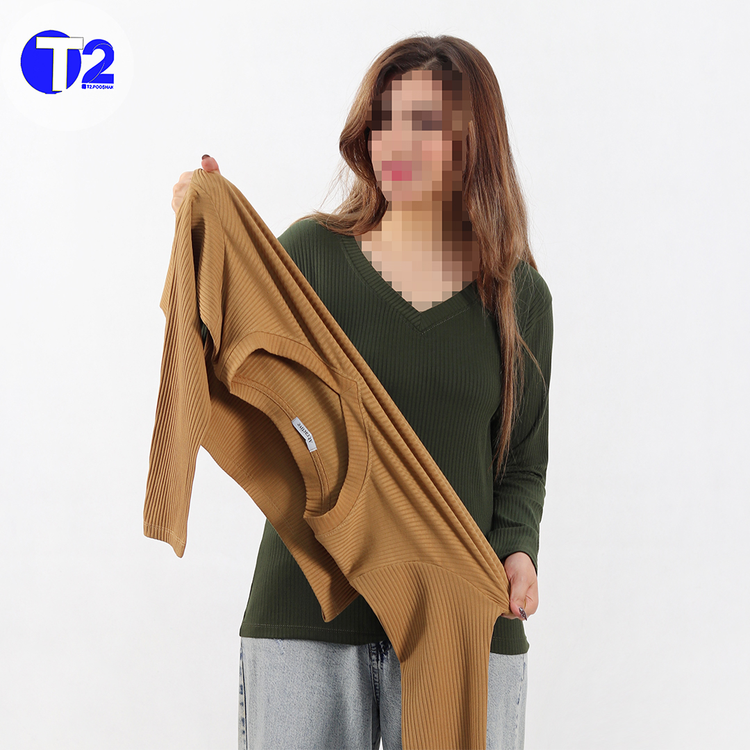 بلوز یقه هفت سایز دوکرکره (3657)