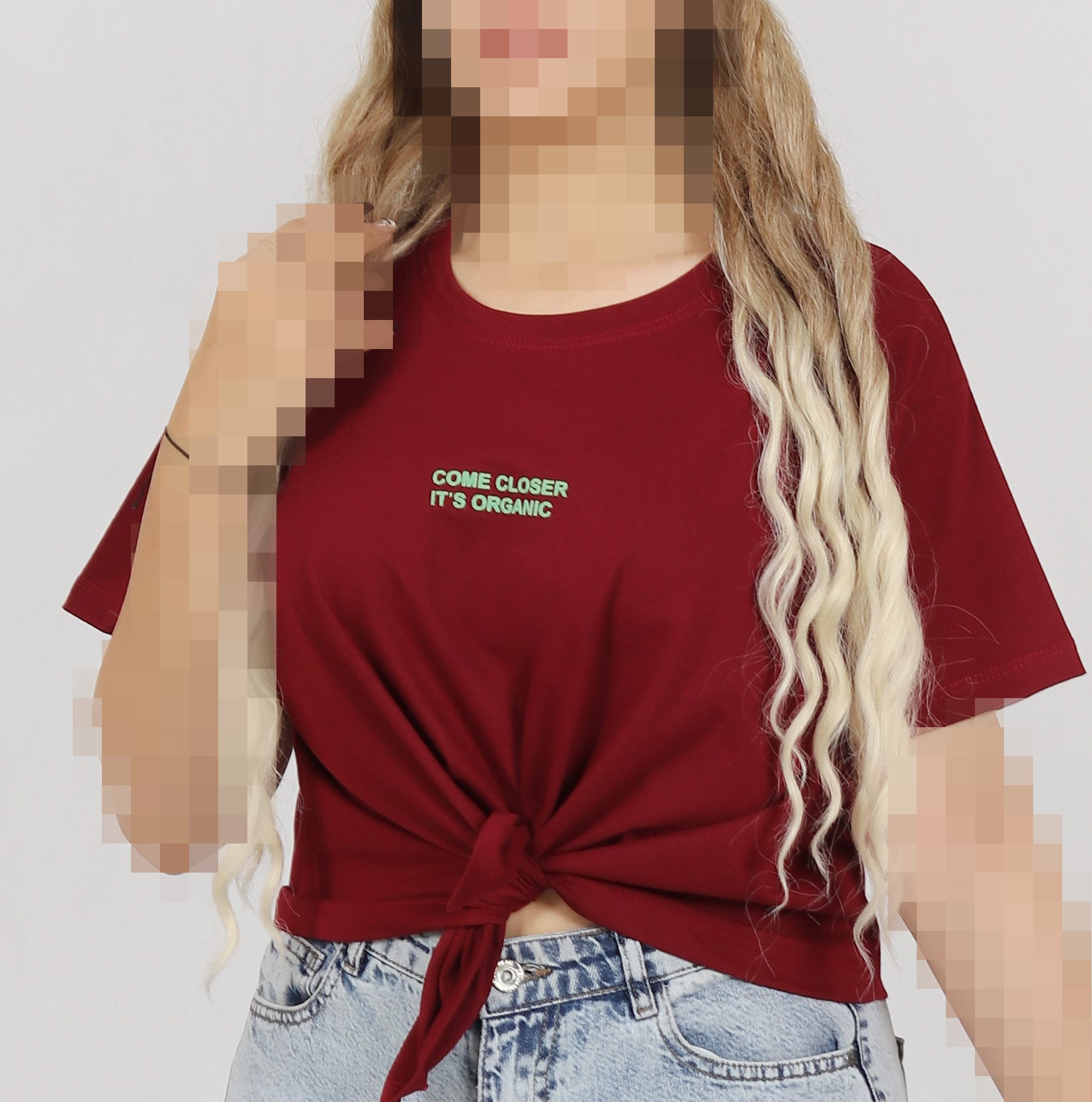 تیشرت پایین گره اورگانیک (3147)