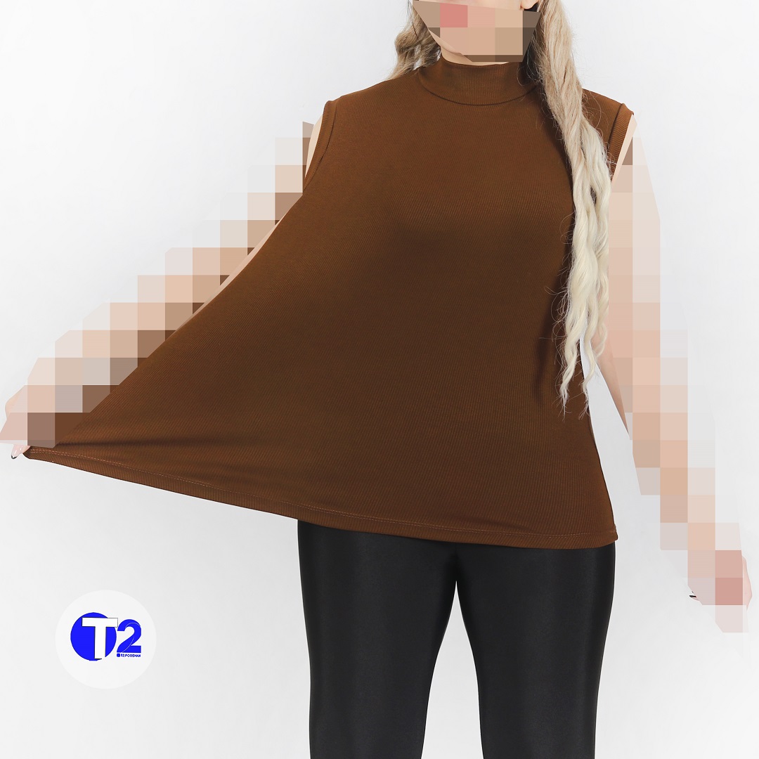 تاپ یقه ایستاده برشکا(3591)