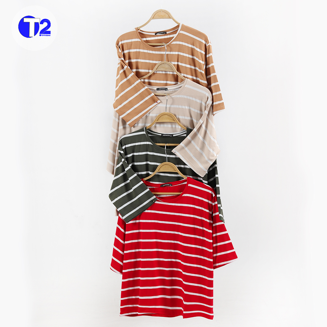 تیشرت فول باکسی رینگی 6تایی رندوم (3523)