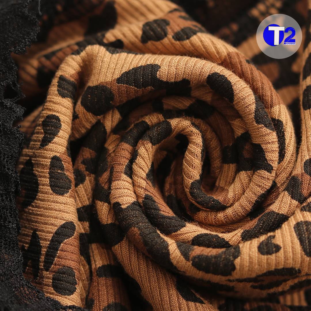 ست تاپ وشلوار پلنگی وگیپوری برشکا (3448)
