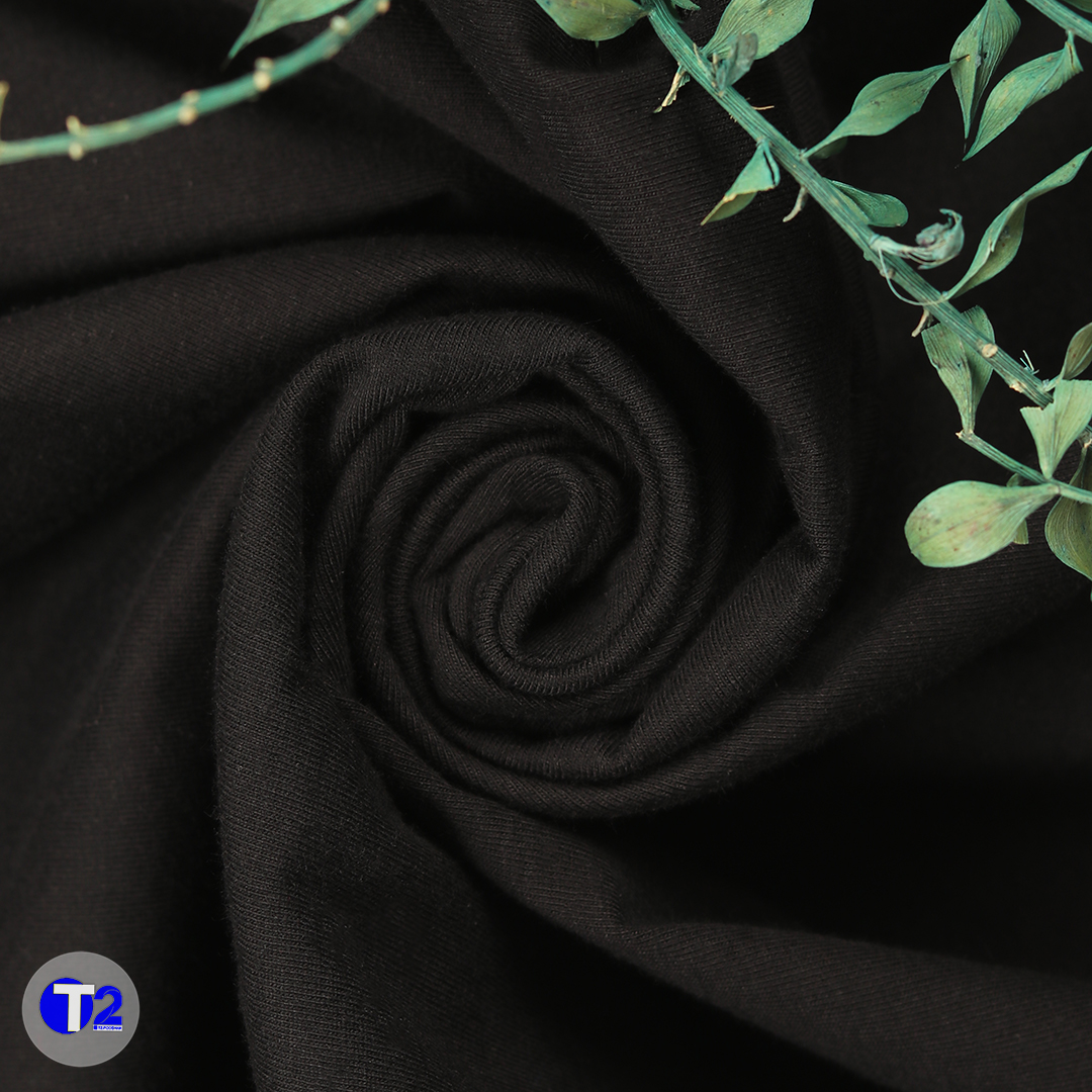 تیشرت لانگ ساده تک مشکی (2949)