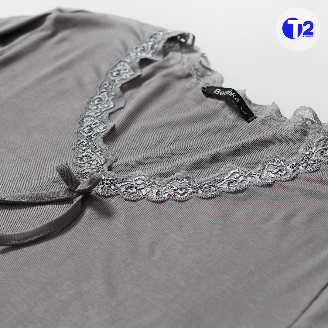 ست تیشرت وشلوارقواره دار پاپایا گیپوری (3489)